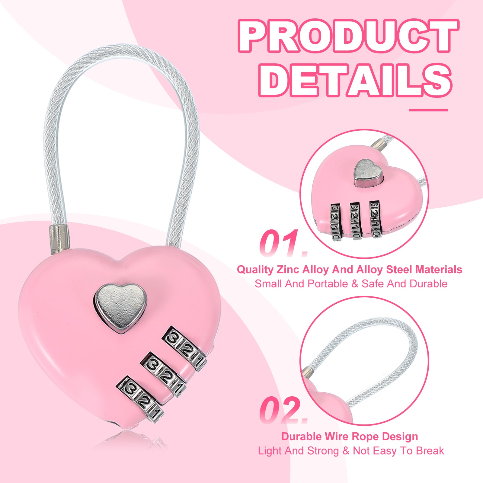 Unique Bargains S26012600UX4014 Cable-Locks - View #3