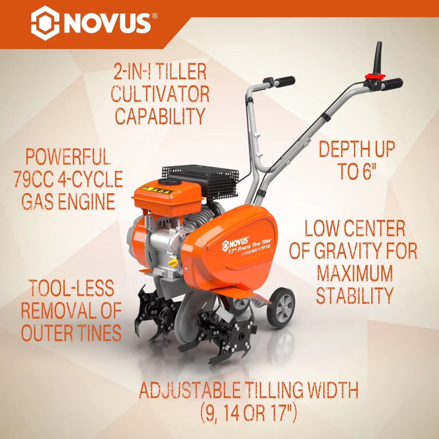 Novus NV17FTG tillers - View #4