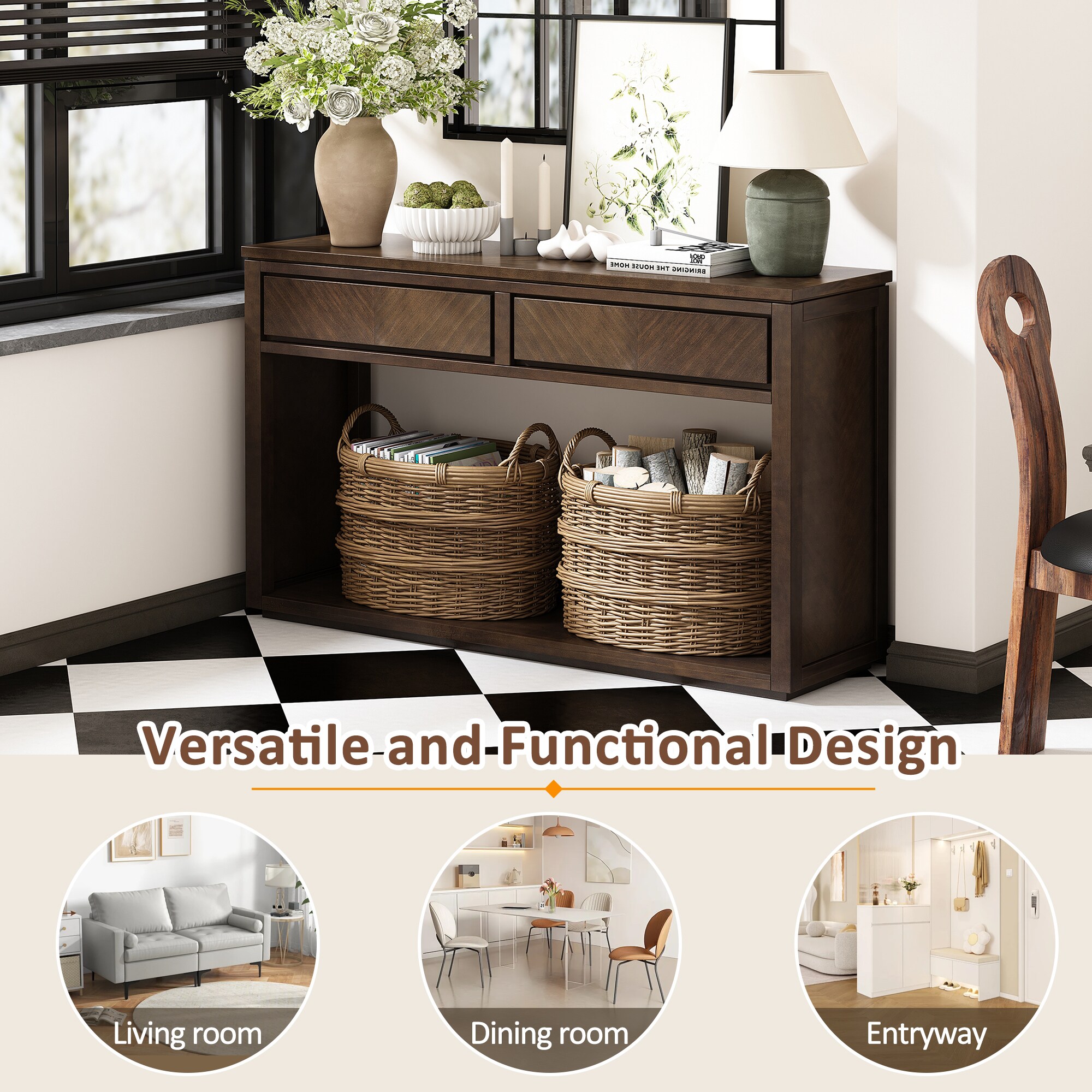 Oaks Decor OA715P096D Console-Sofa-Tables - View #7