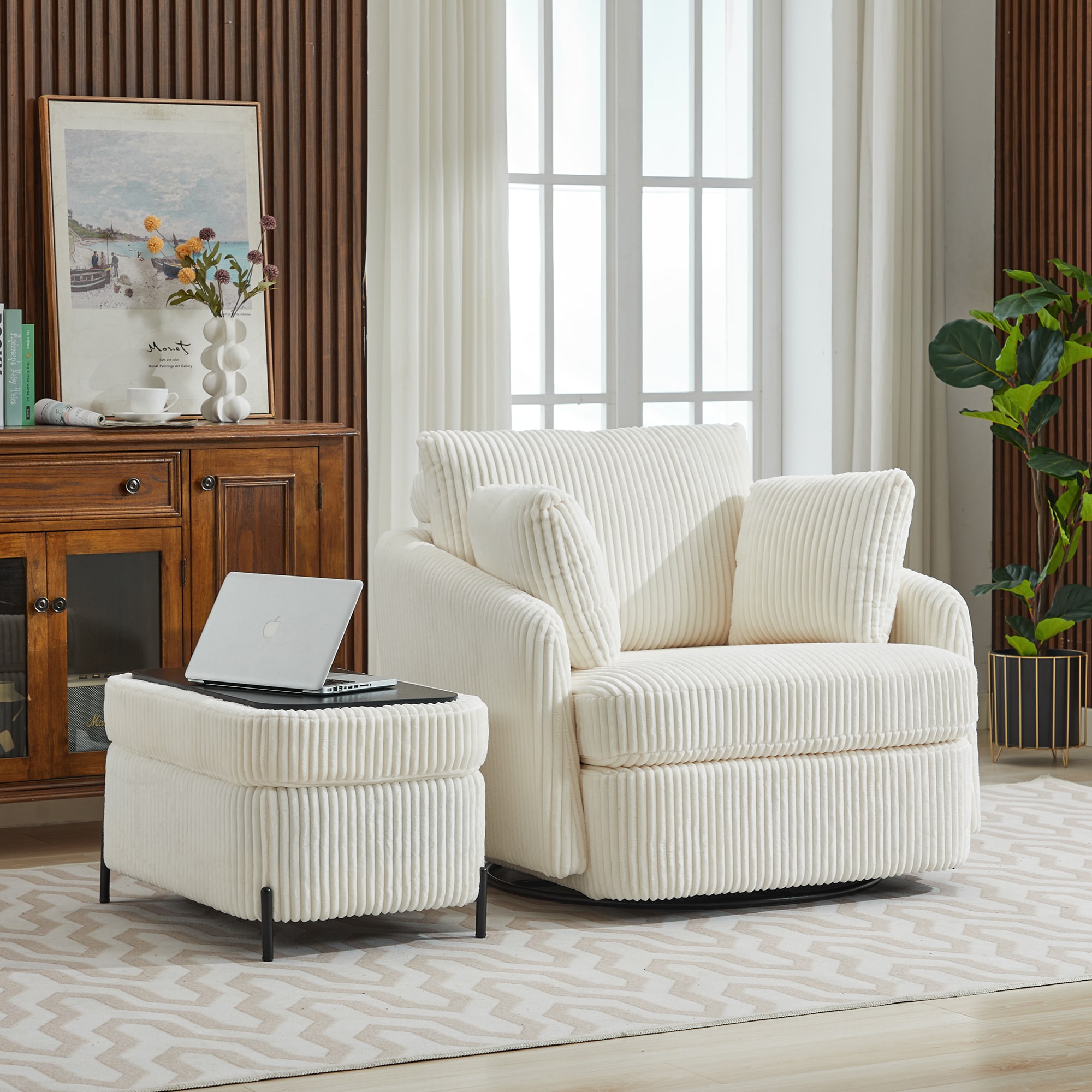 Aortzio HM-A1083-IVORY chairs - View #6