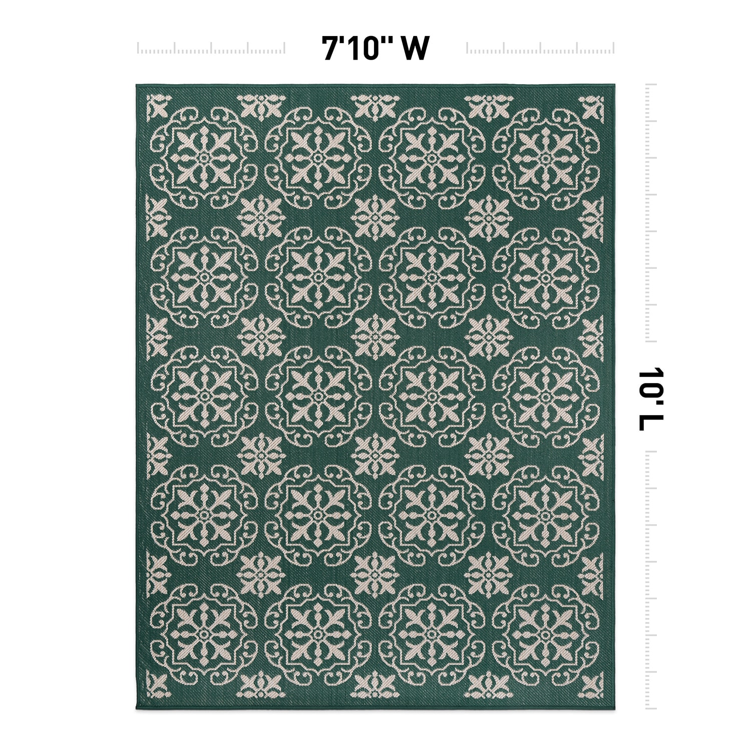 World Rug Gallery 119GREEN8X10 rugs - View #3