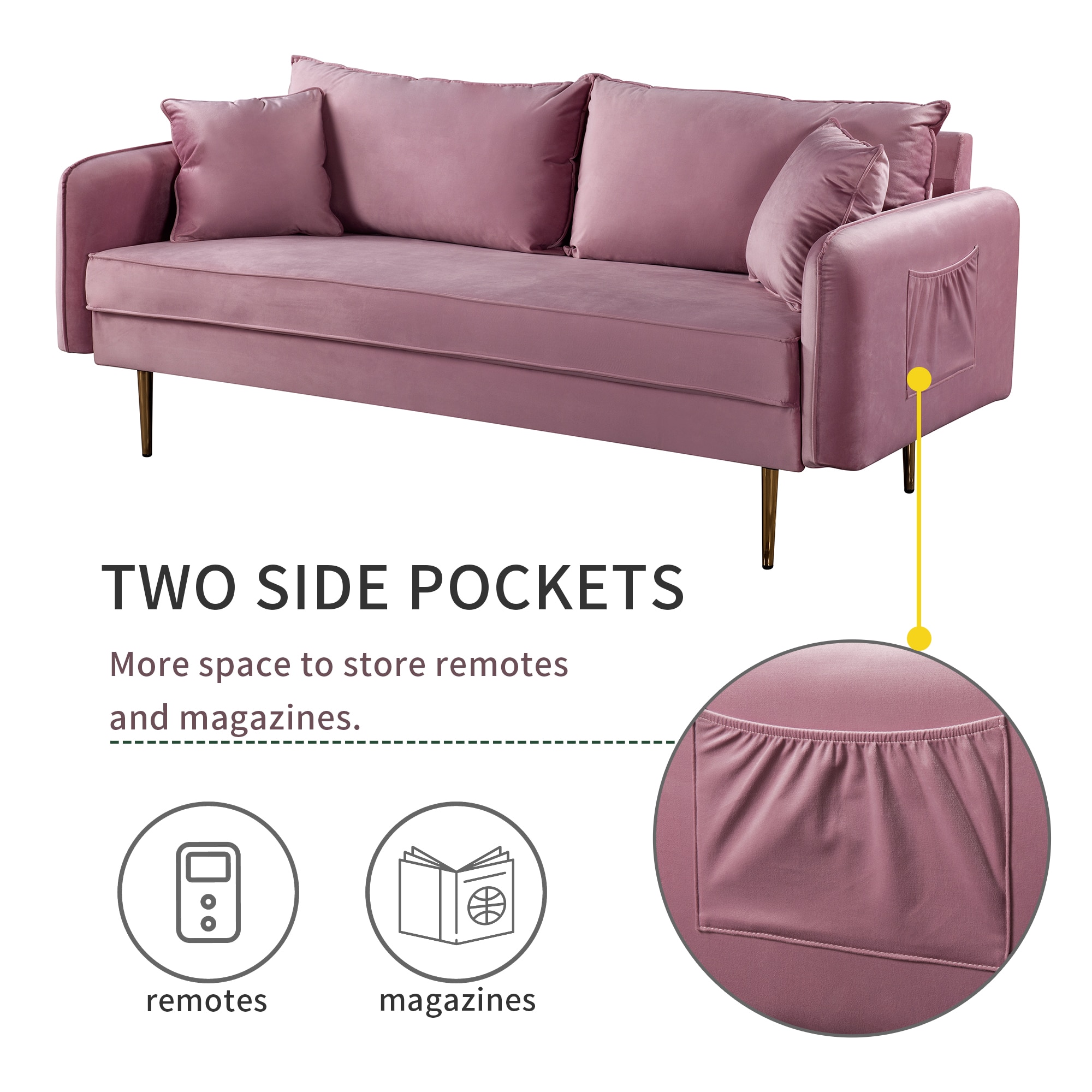 CASAINC BH-668AAH Sofas-Loveseats - View #3