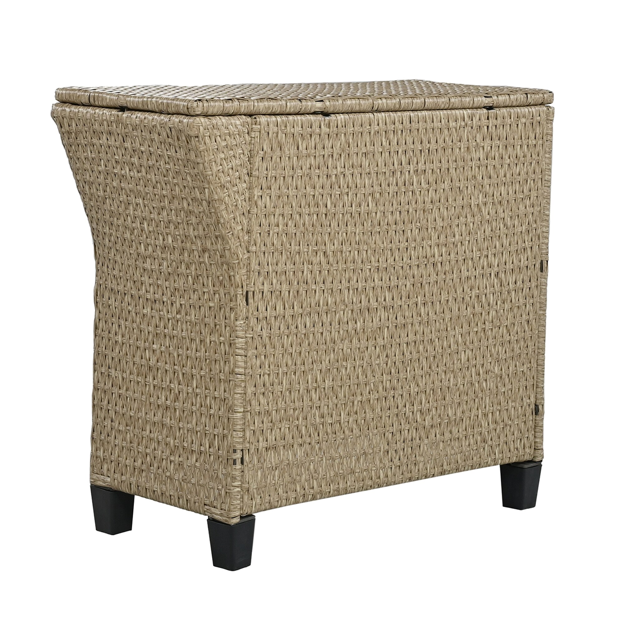 ModernLuxe 6 Person Fanshaped Rattan Suit Combination Outdoor