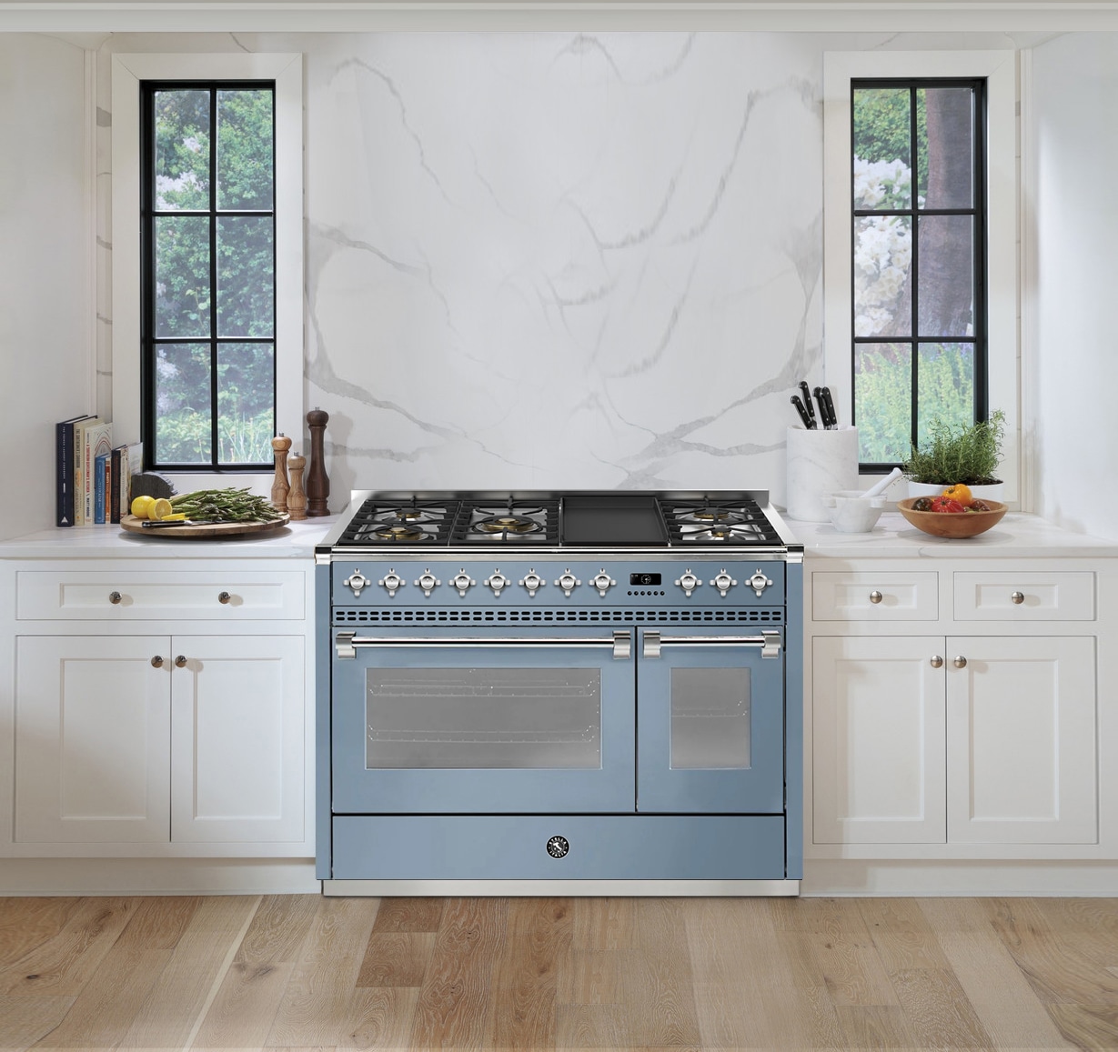 Hallman HSRDF48CMCB Double-Dual-Fuel-Ranges - View #2