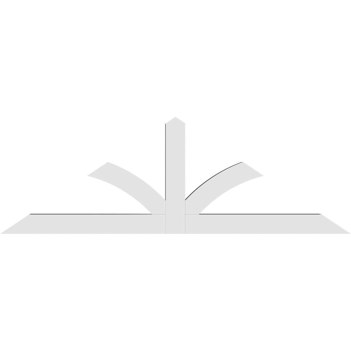 Ekena Millwork GBP072X24X0404RIC00 Exterior-Brackets-Braces - View #4