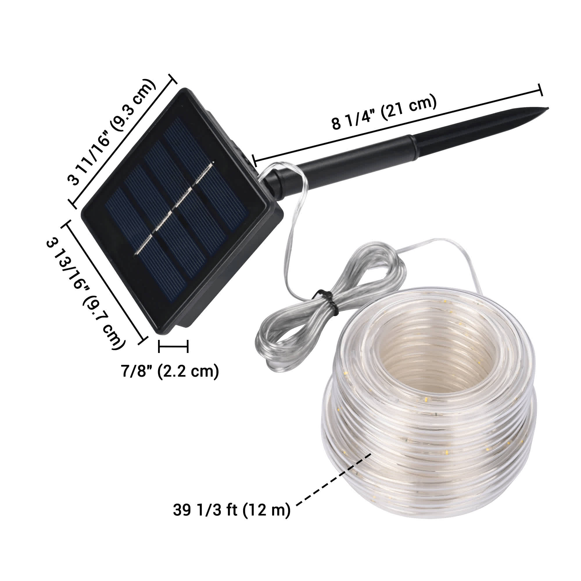 Yescom 07CLT002-12M-8-LO Patio-String-Lights - View #2
