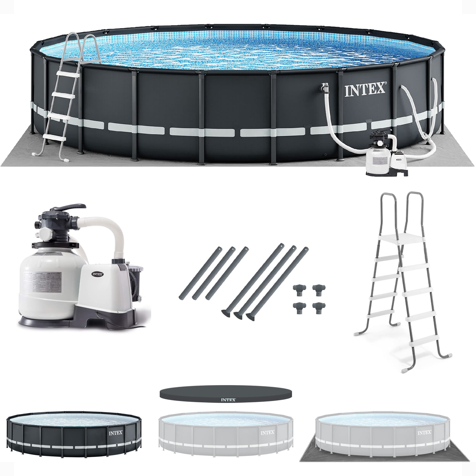Intex 26345VM + 2 X 50LBPO Above-Ground-Pools - View #2