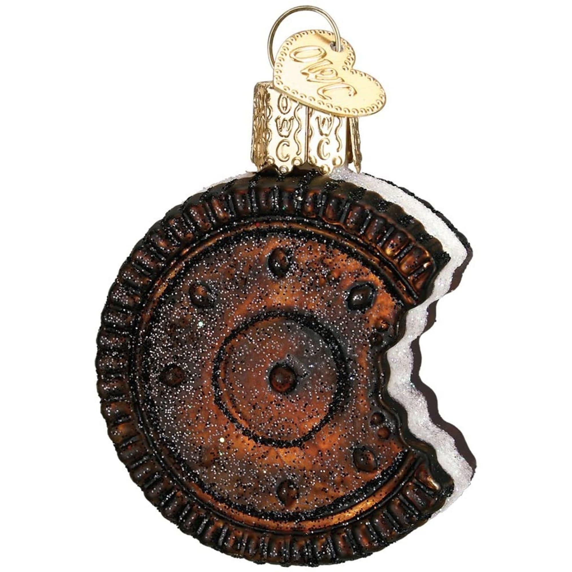 Old World Christmas 729343321862 Glass Blown Ornament for Christmas Tree - Sandwich Cookie