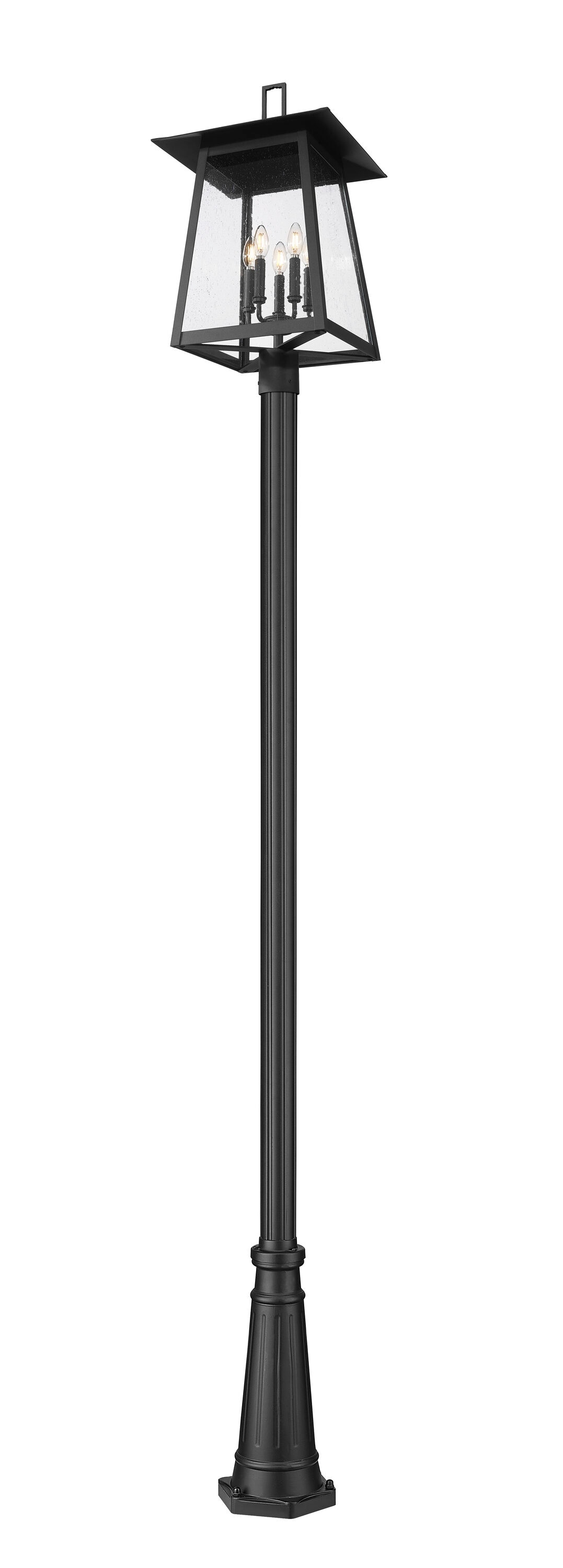 Z-Lite 5015PHXLR-5011P-BK Complete-Post-Lights - View #4