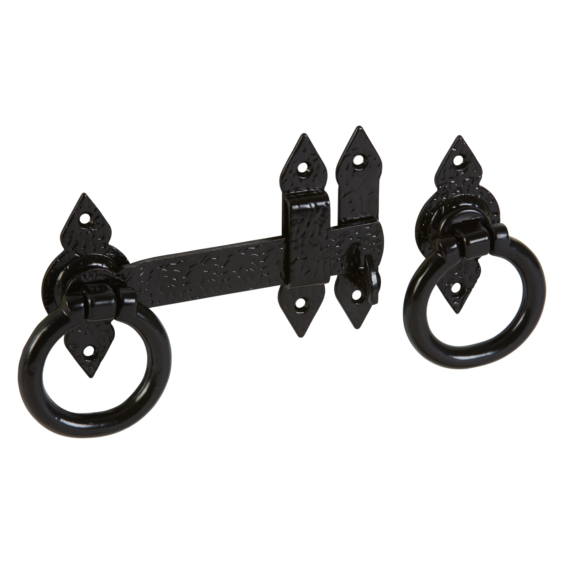 Ornamental Ring Latch Black | Products | Fountain Timber