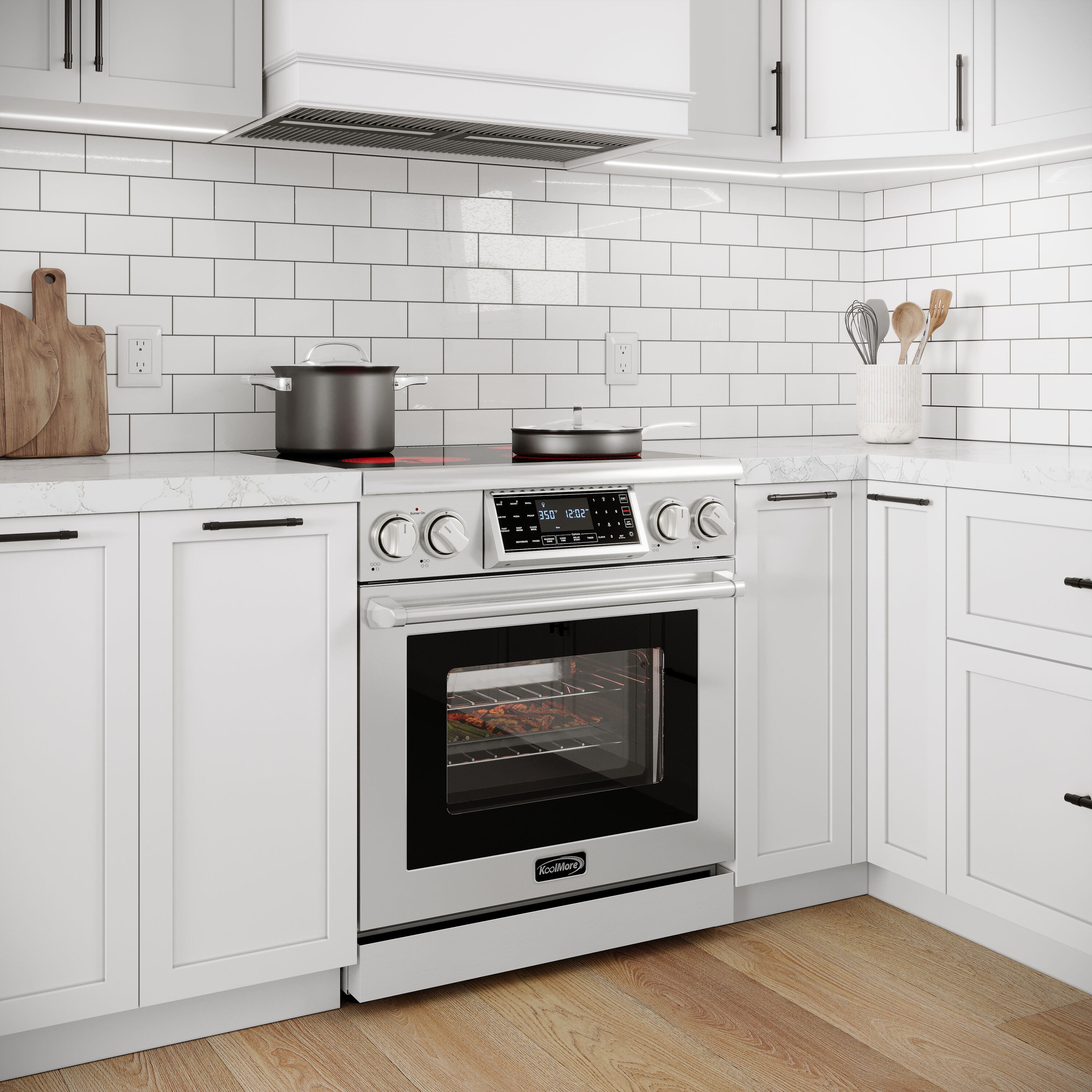 KoolMore LOW-KM-EPR-30TDP-SS Freestanding-Electric-Ranges - View #3