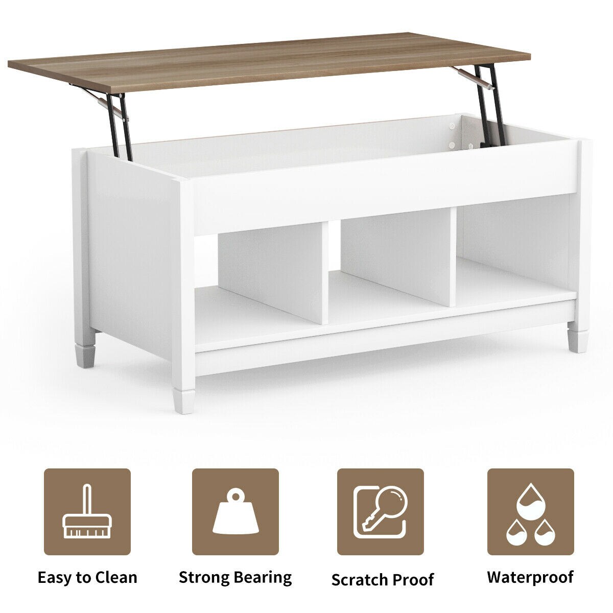 LIVIZA OUG65716WH Coffee-Tables - View #4