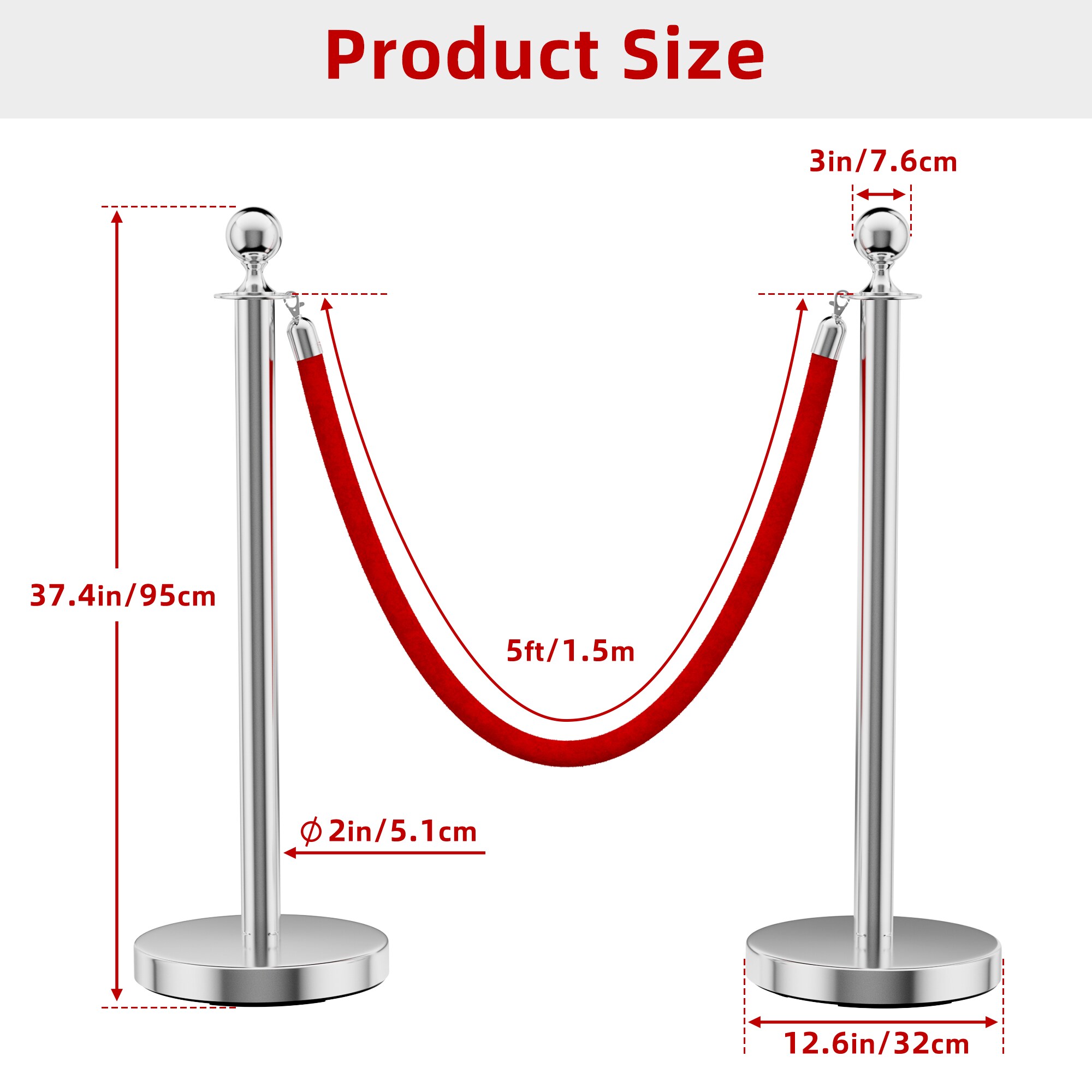 LOVMOR SF-L-6B5A00576B Commericial-Crowd-Control-Barriers - View #7
