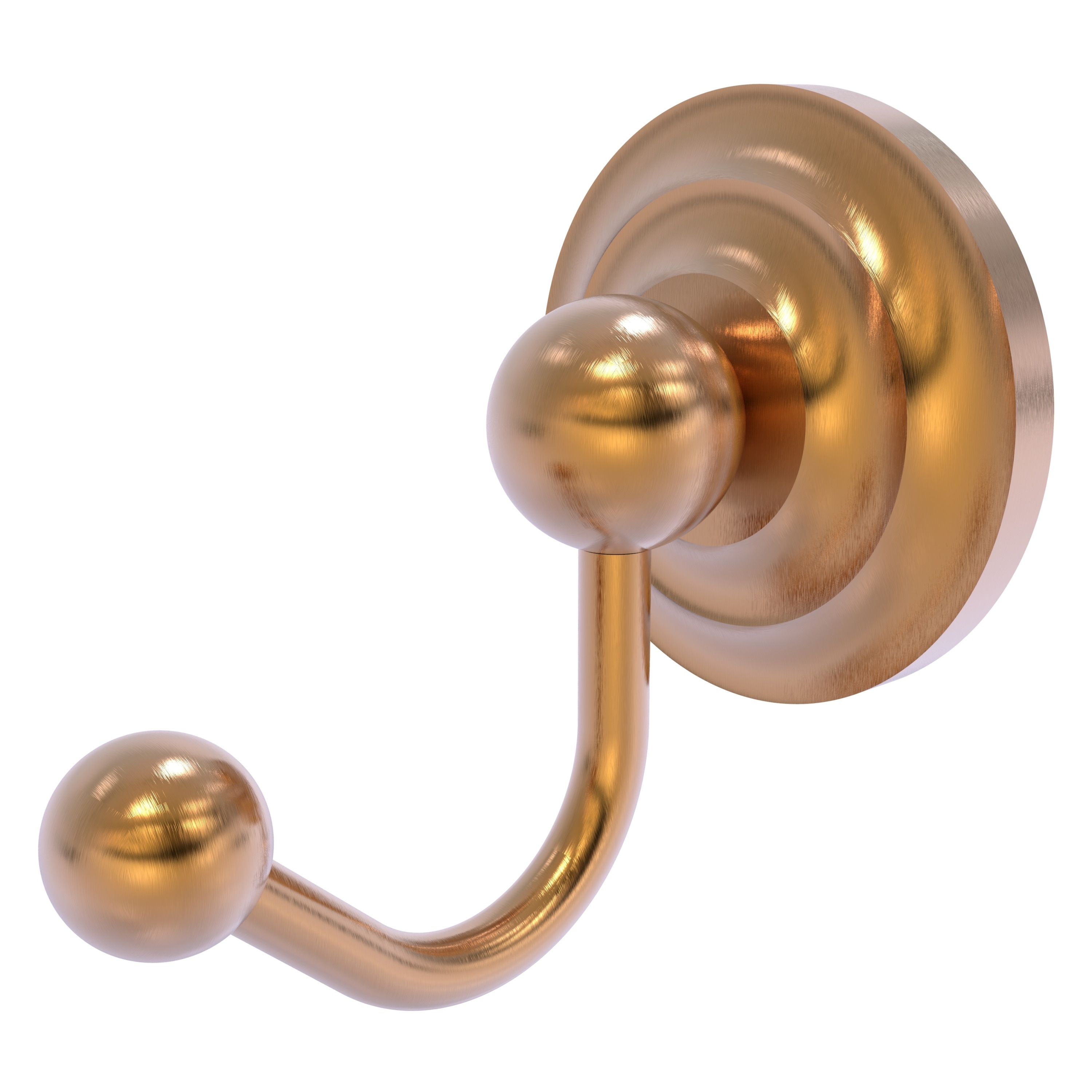 Allied Brass PQN-H1-BBR Prestige Que New Brushed Bronze Single -Hook Wall mount Towel Hook