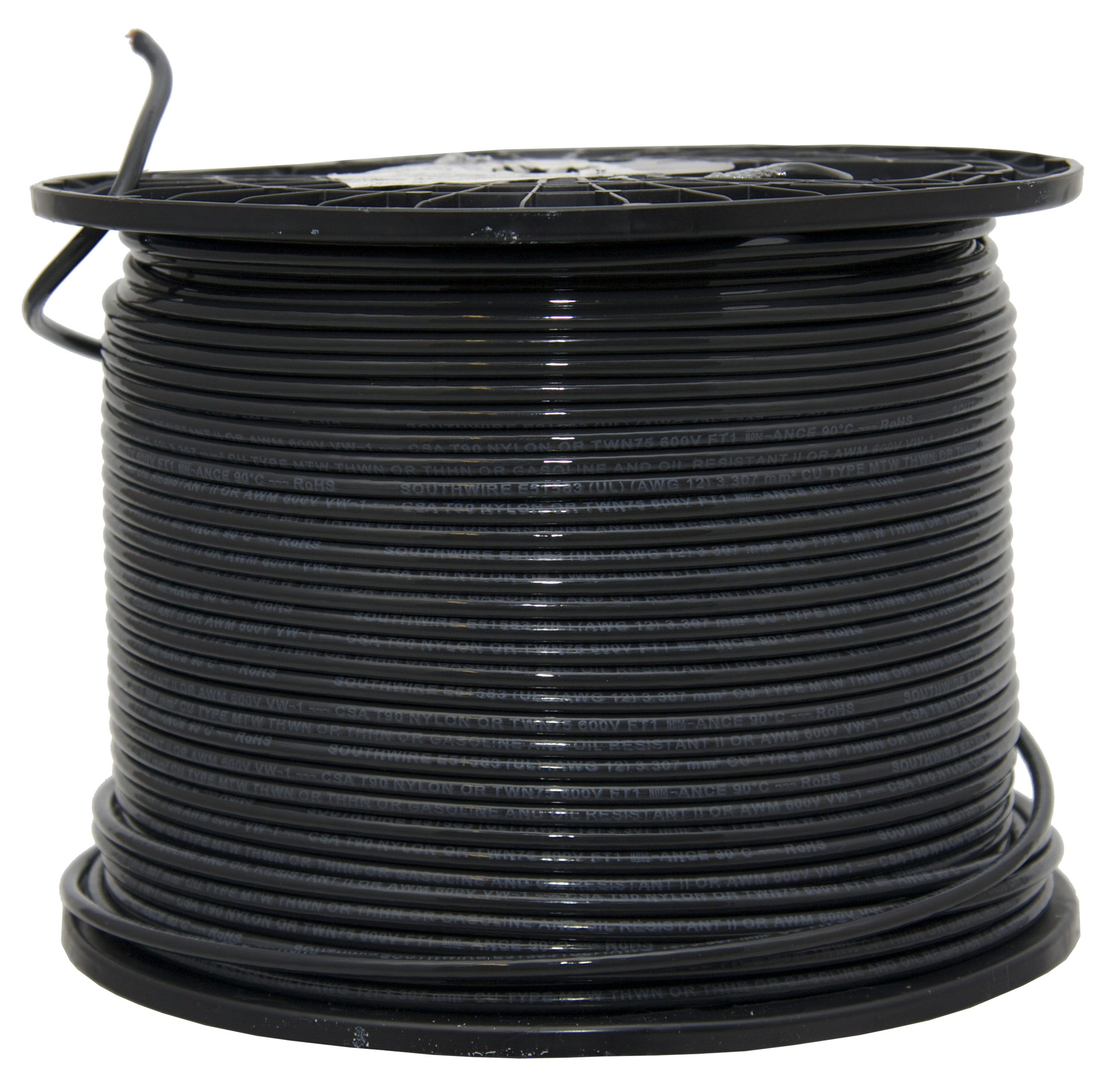 MTW Stranded Wire 10 Awg Black
