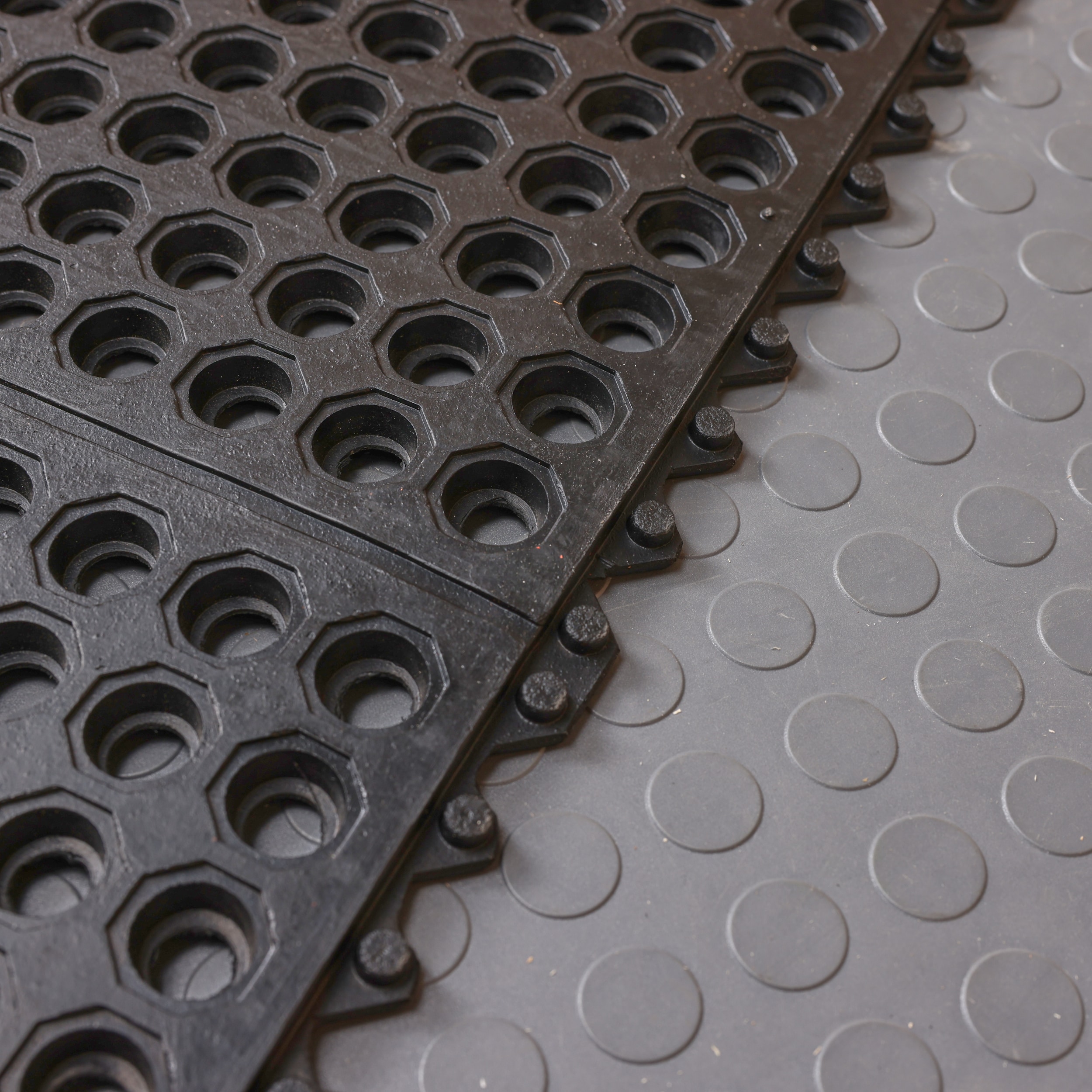 Greatmats Floorline Matting | Slip Resistant, Anti Fatigue PVC Mat | 3x33 ft Roll | 80 lbs | Pattern: Textured Open Mesh Grid | Wet Area Floor Mat