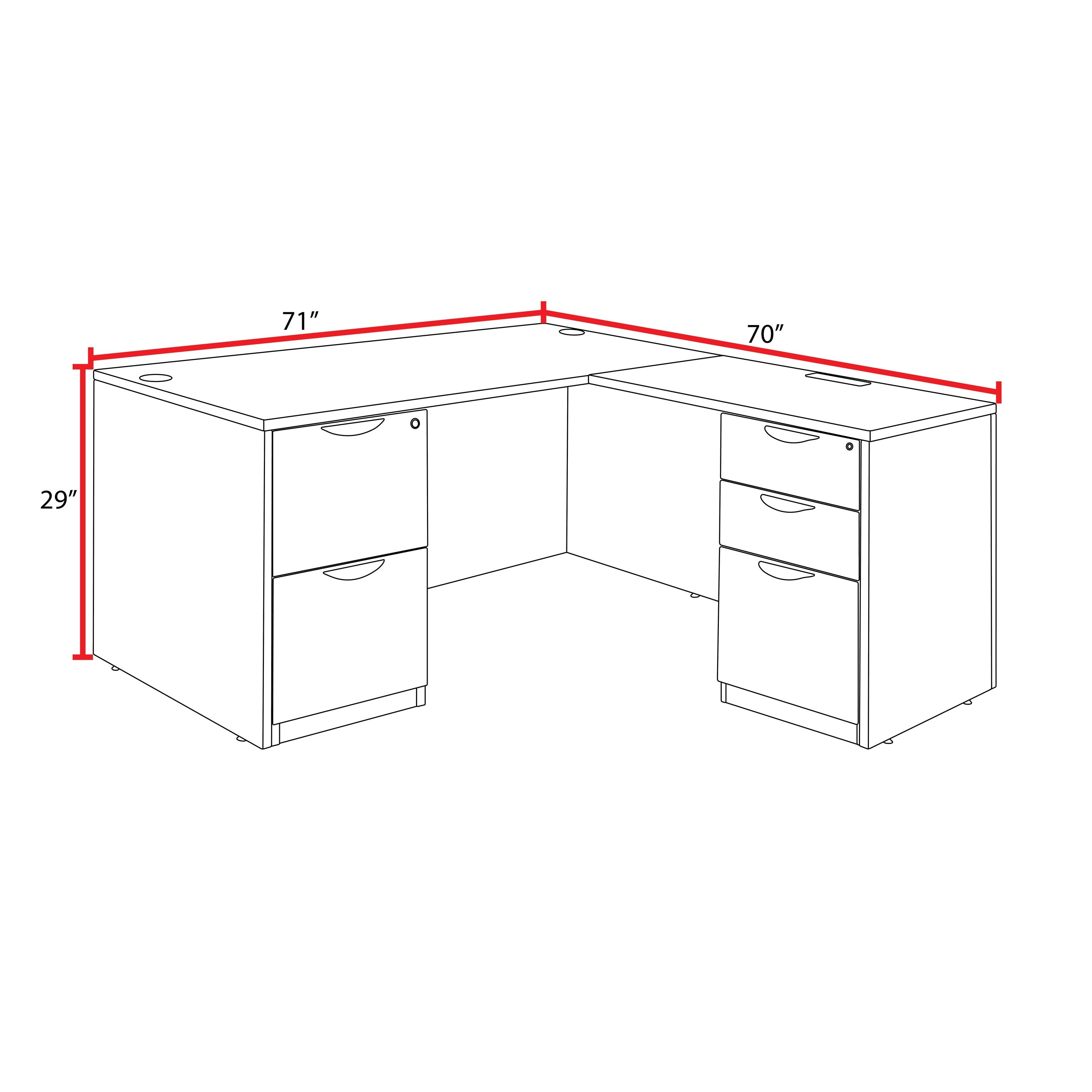 Regency LLDFP7135AG desks - View #8