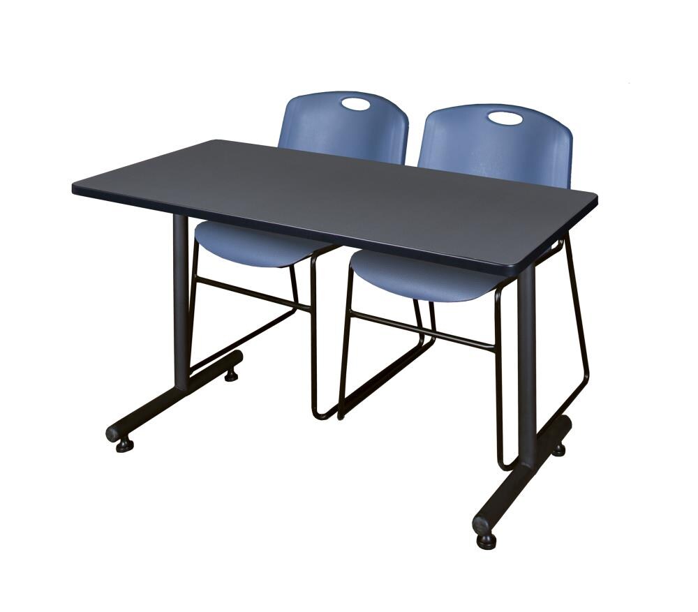 Regency MKTRCT4830GY44BE Training Gray 4-Person Training Table (48-in W x 29-in H)