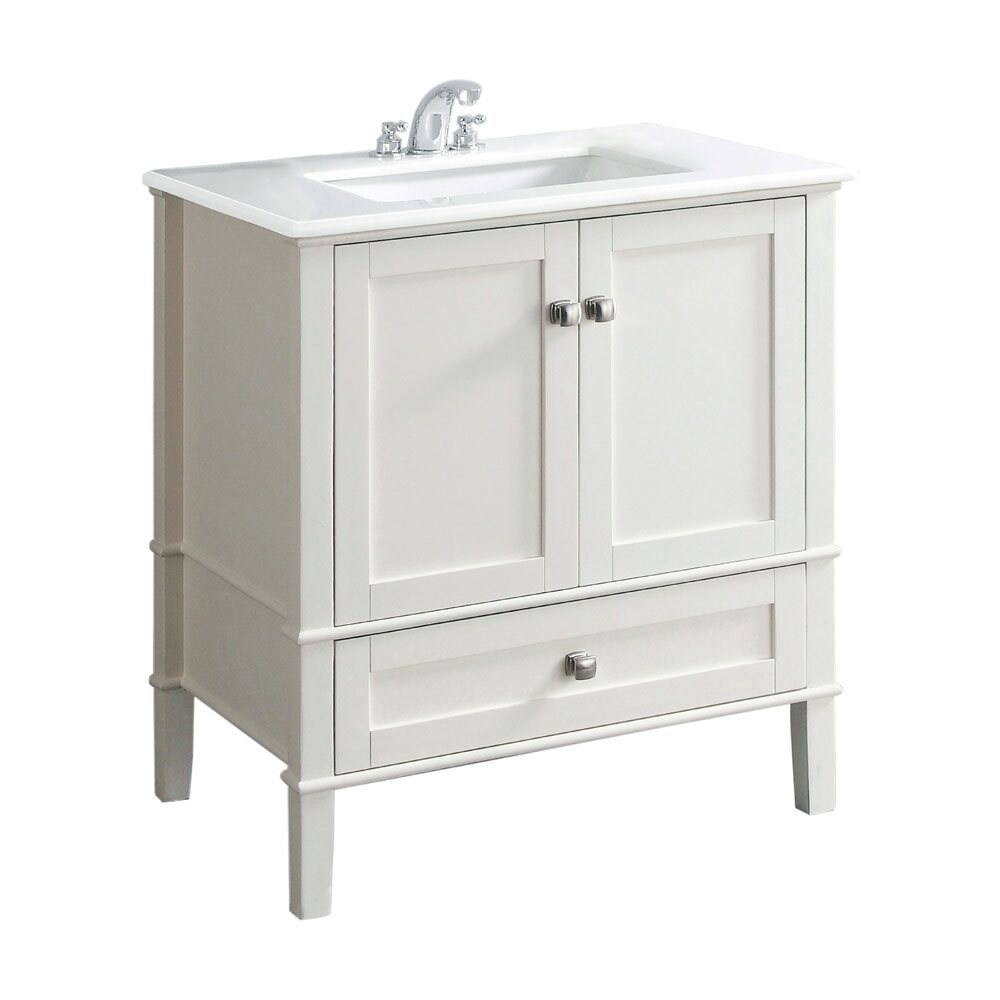 Simpli Home undefined in the Bathroom Vanities with Tops department at ...