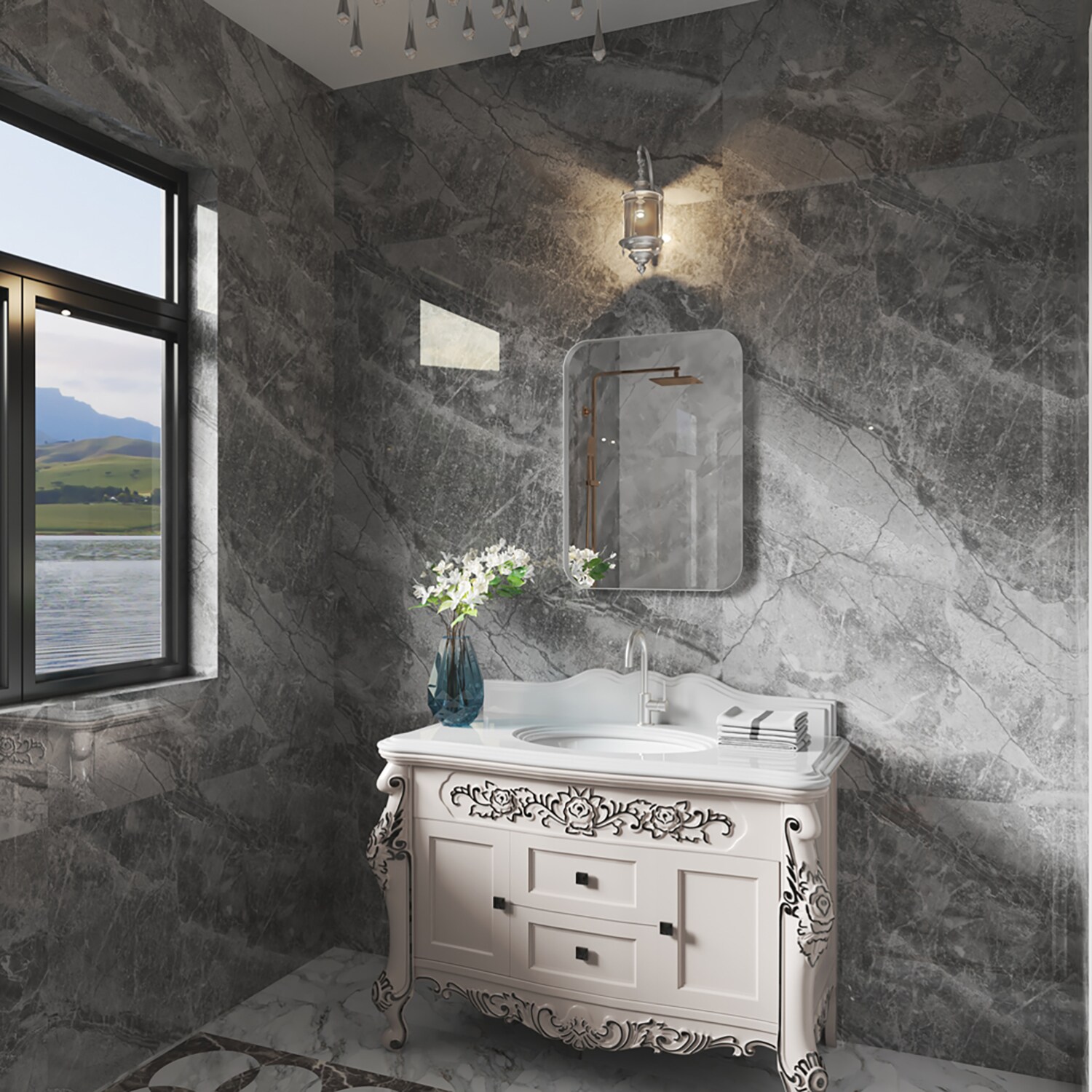waterpar WPLO-2189 Framed-Bath-Mirrors - View #4