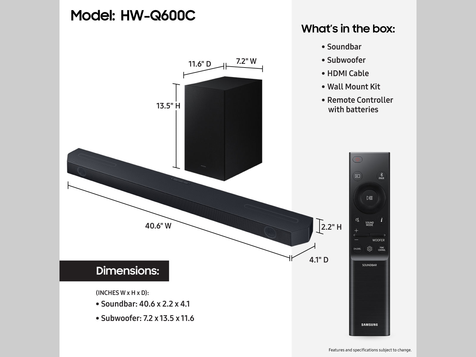 Samsung HW-Q600C/ZA Sound-Bars - View #5