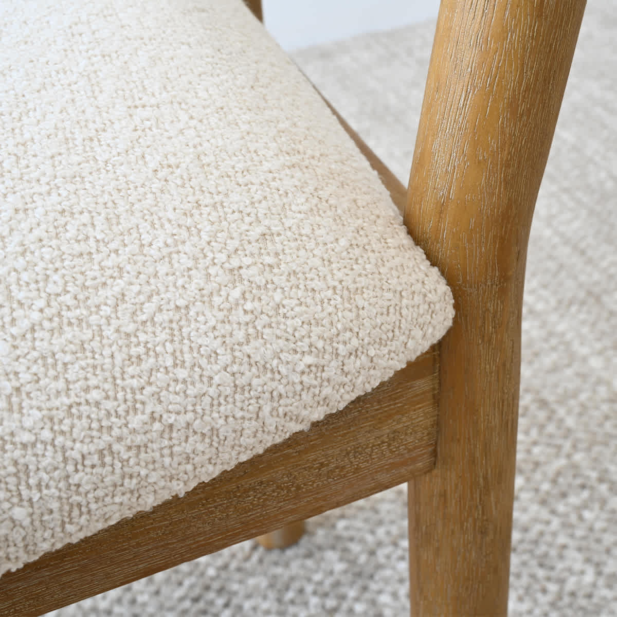 Maison Boucle MAYE-DCHR-BEIGE-6 Dining-Chairs - View #7