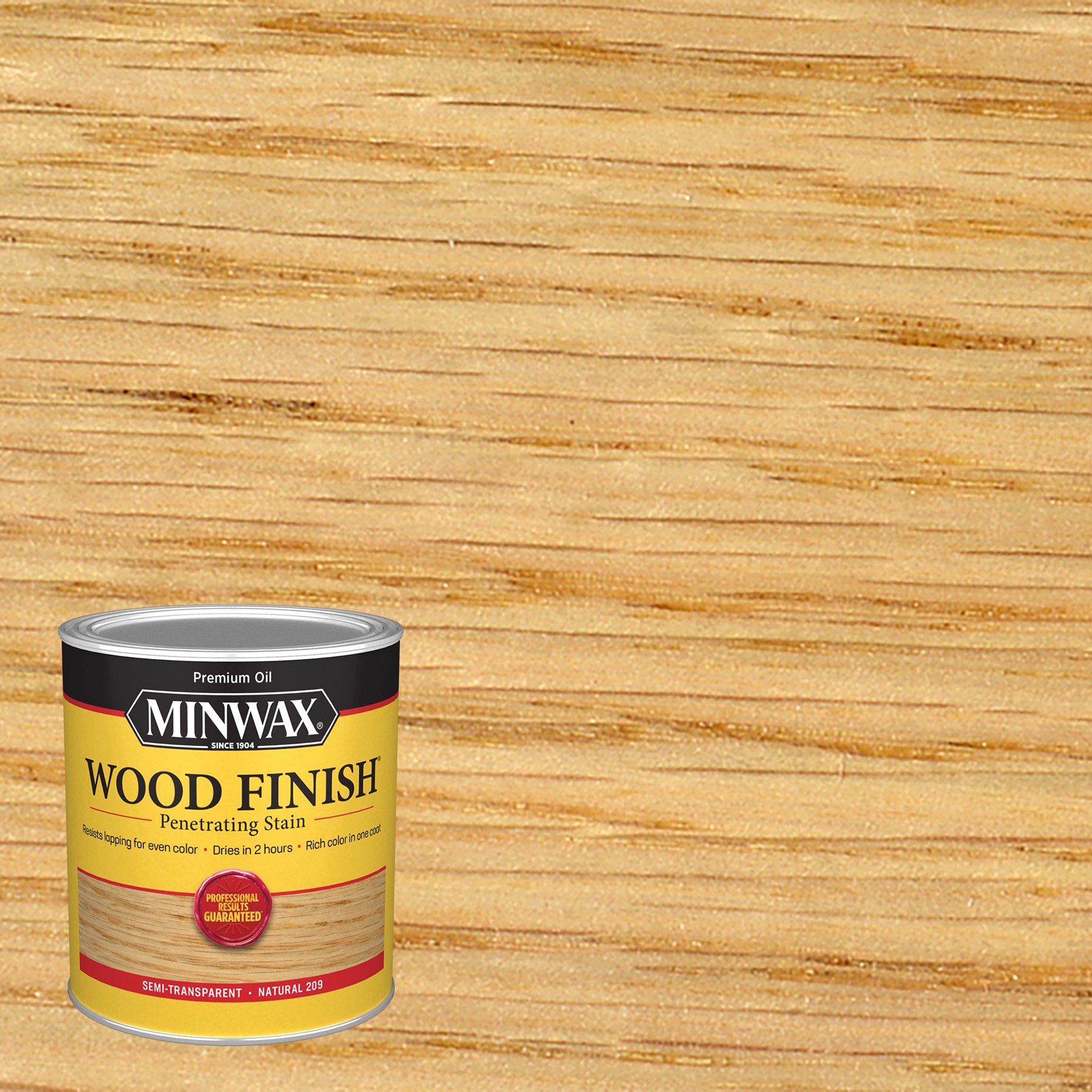 Minwax Wood Finish Oil-Based Golden Oak Semi-Transparent Interior Stain  (1-Gallon) in the Interior Stains department at