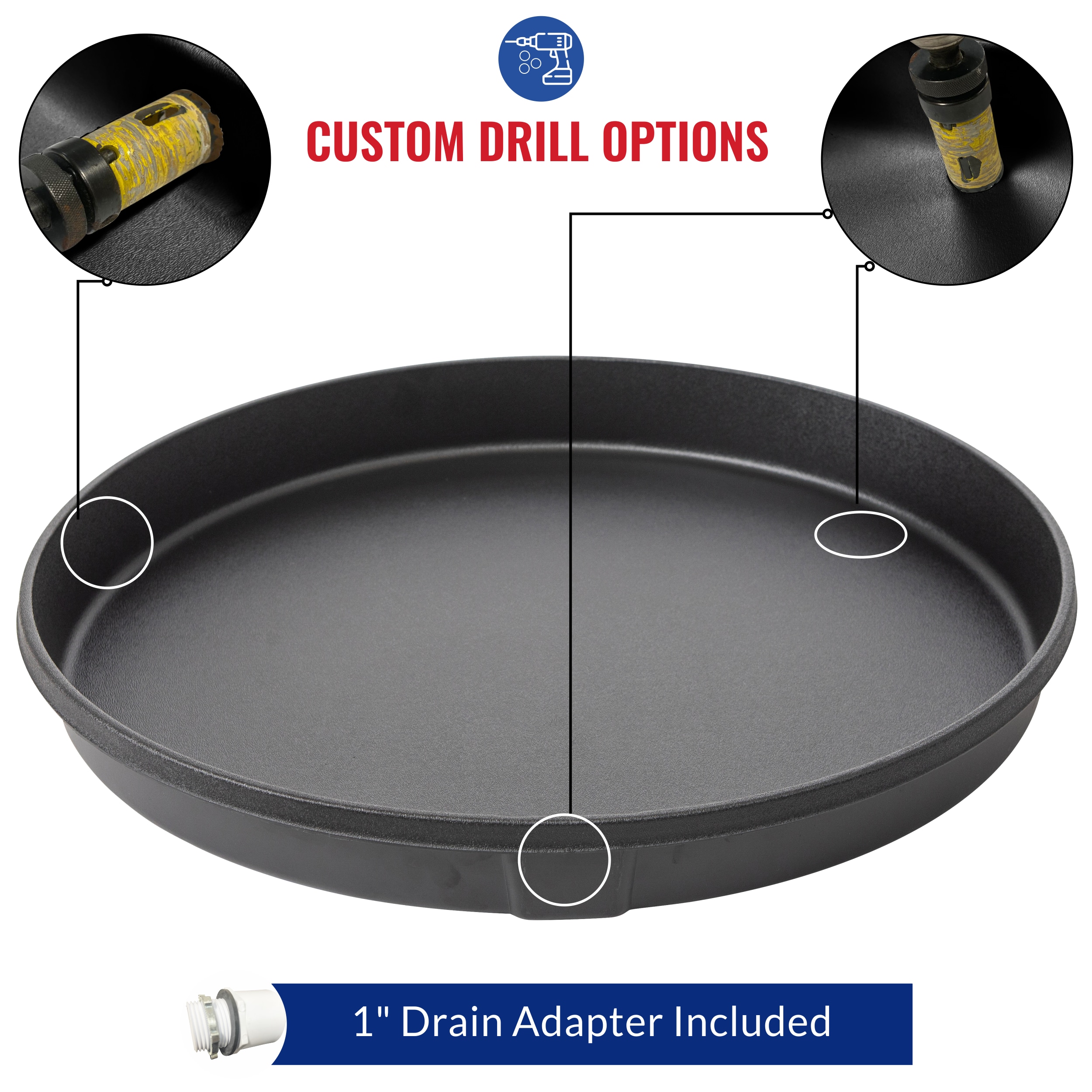 American Built Pro WHP20-UND P10 Water-Heater-Drain-Pans - View #3
