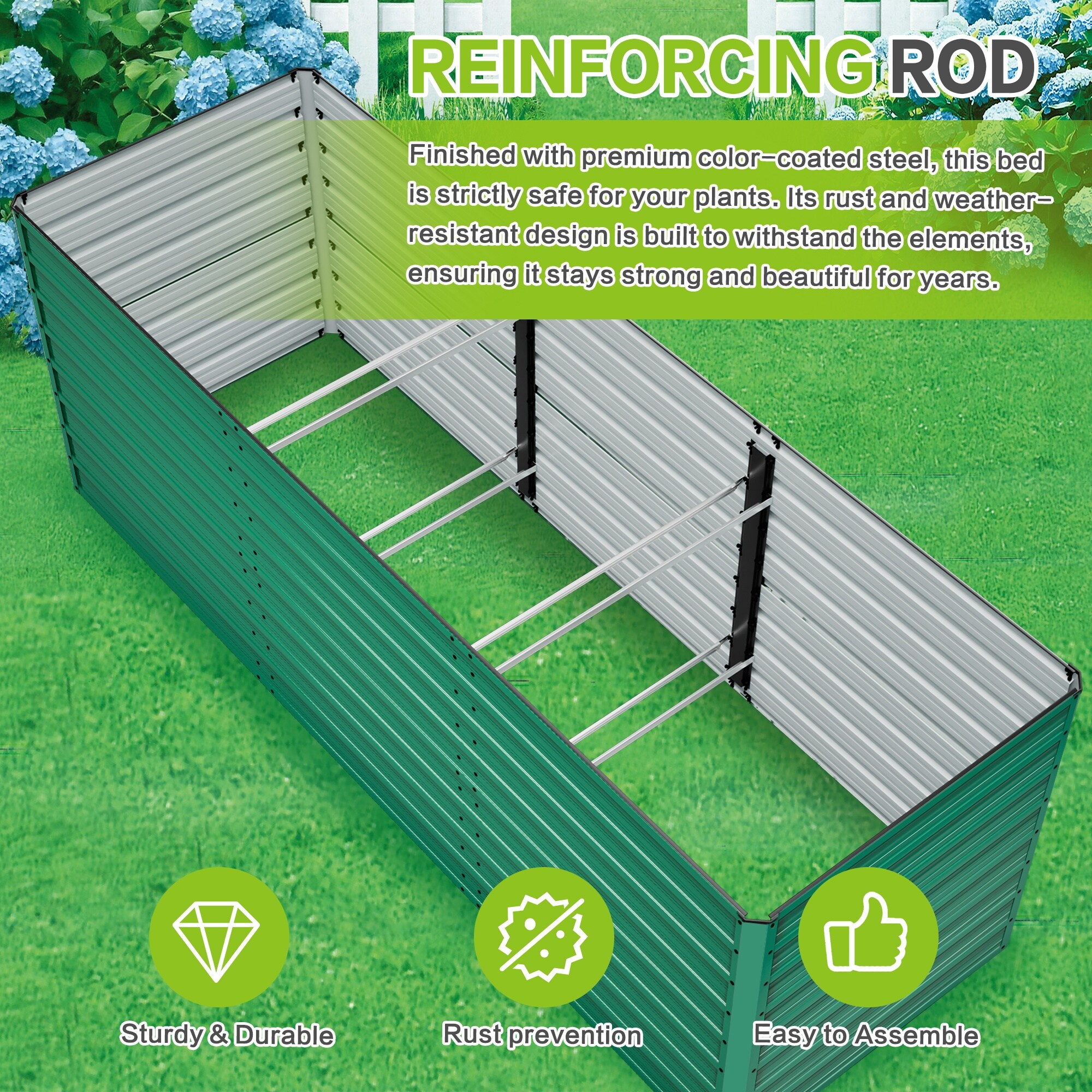 HyperDrop Cart X-XHJT7CPAZUQ1 Raised-Garden-Beds - View #4