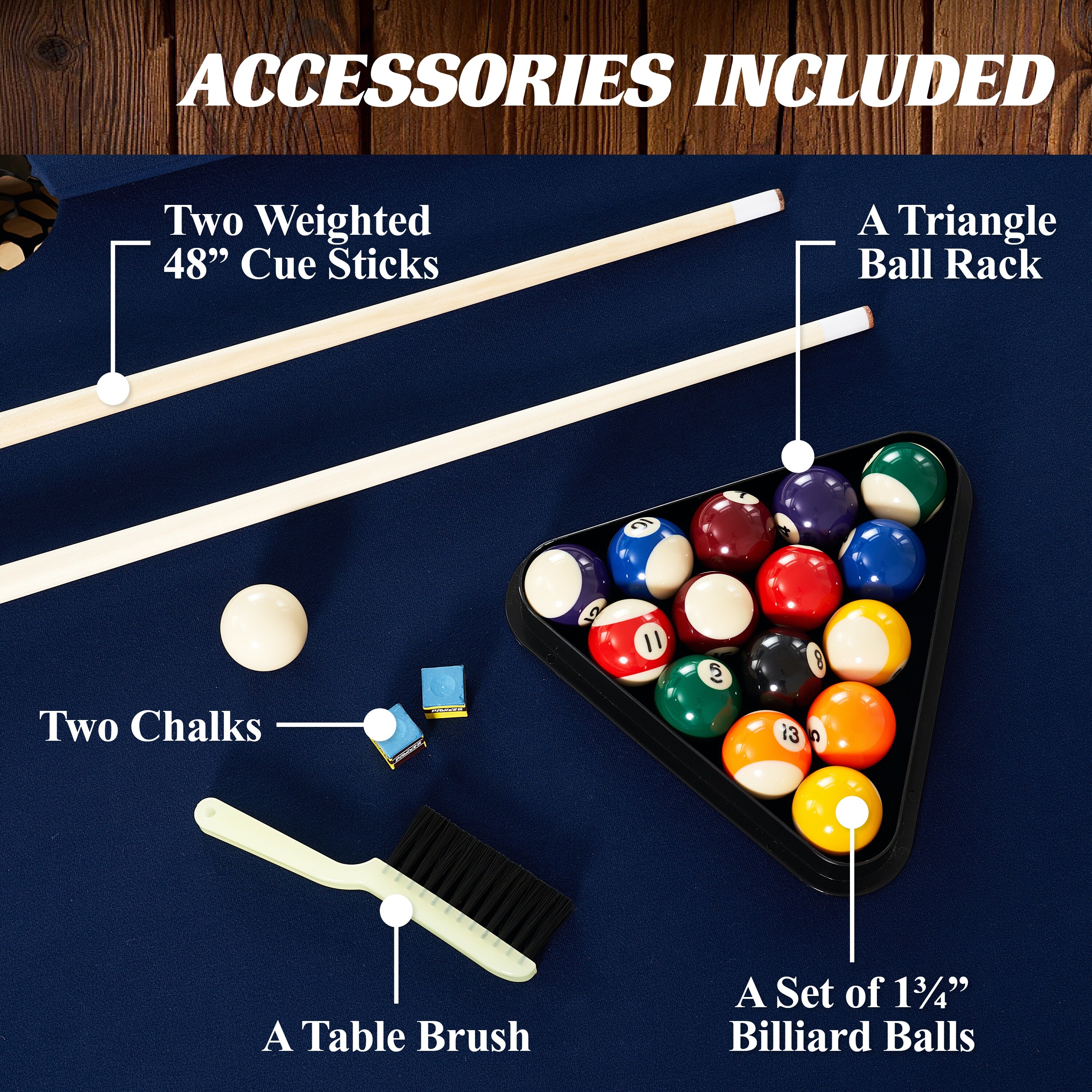 Hathaway Pool Table Billiard Ball Triangle Rack