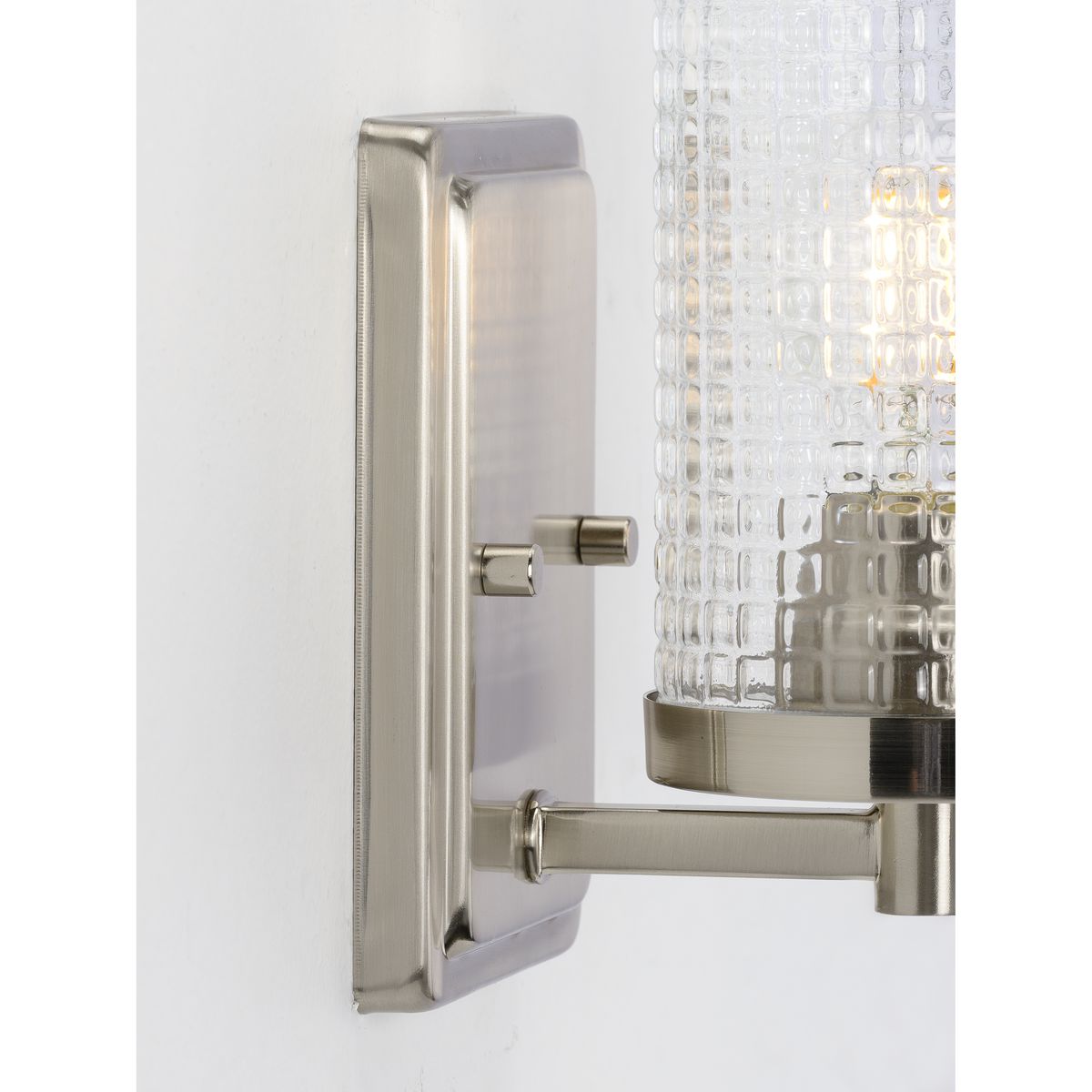 Fawcett Brushed Nickel Dimmable One-Light Bath Sconce