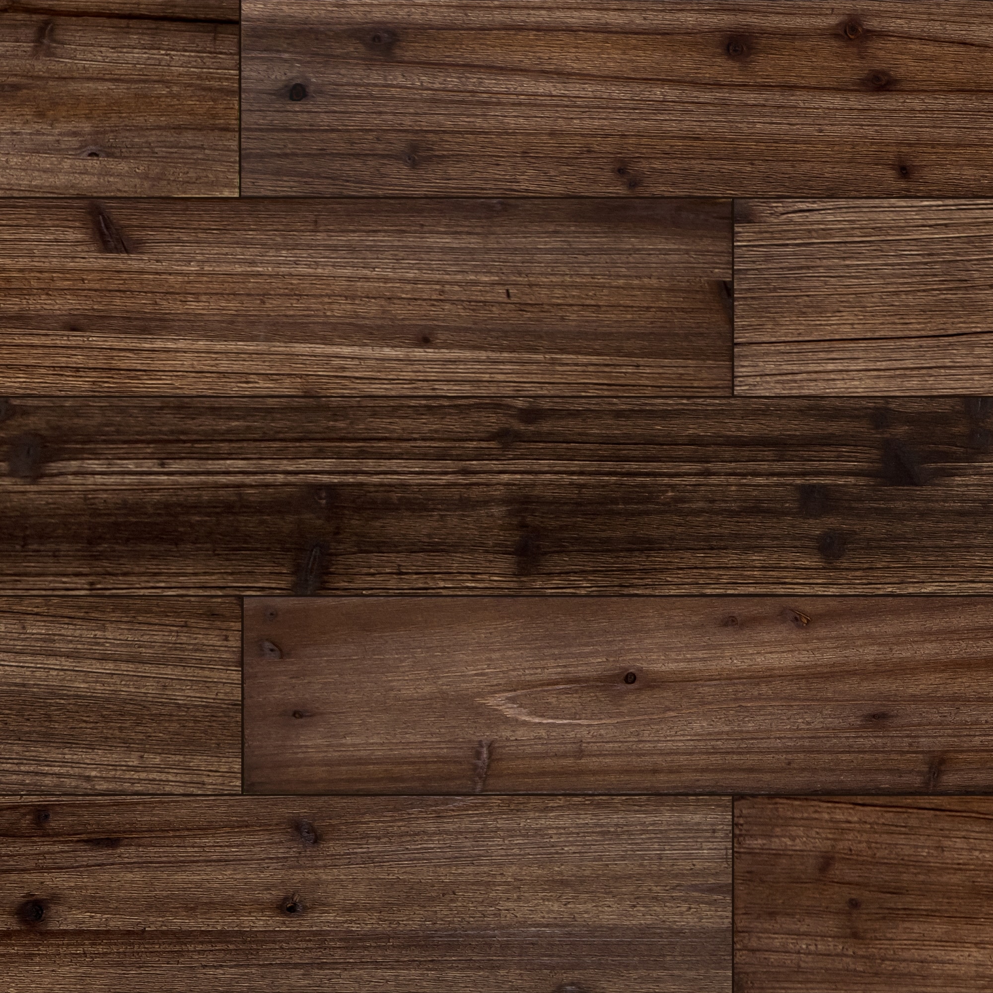 SUNWINGS 5-1/4-in x 4-ft Brown Rough sawn Pine Wall Plank ( 10 -Pack , Covers 15.4-sq ft ) #WPP-BRN-10