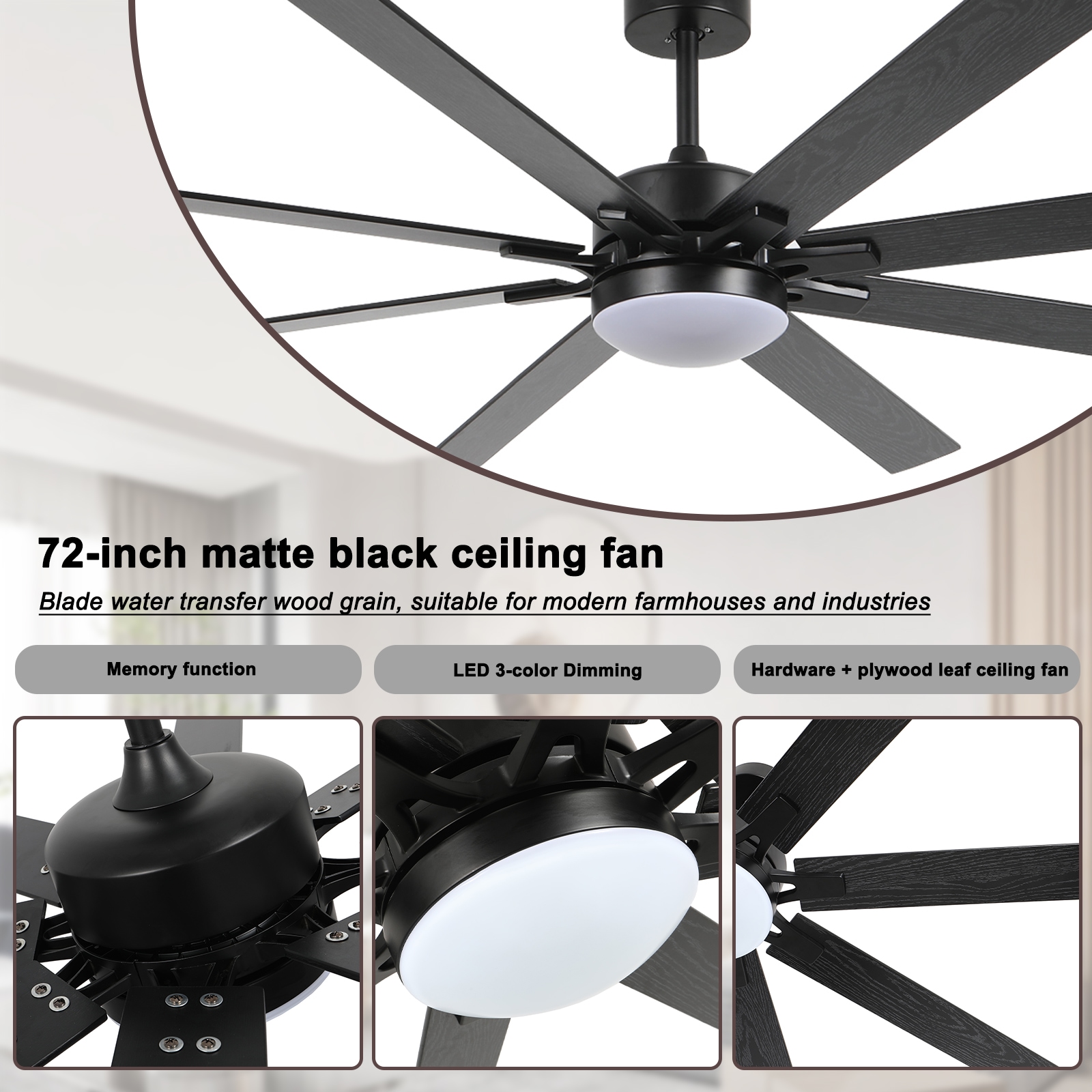 Flynama CT-L-F201008 Ceiling-Fans - View #4
