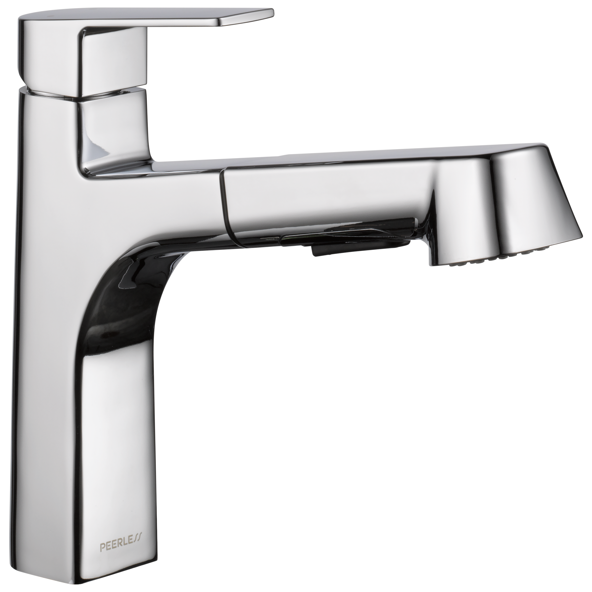 Peerless P6919LF Xander Chrome Single Handle Deck-mount Pull-out Kitchen Faucet with Sprayer
