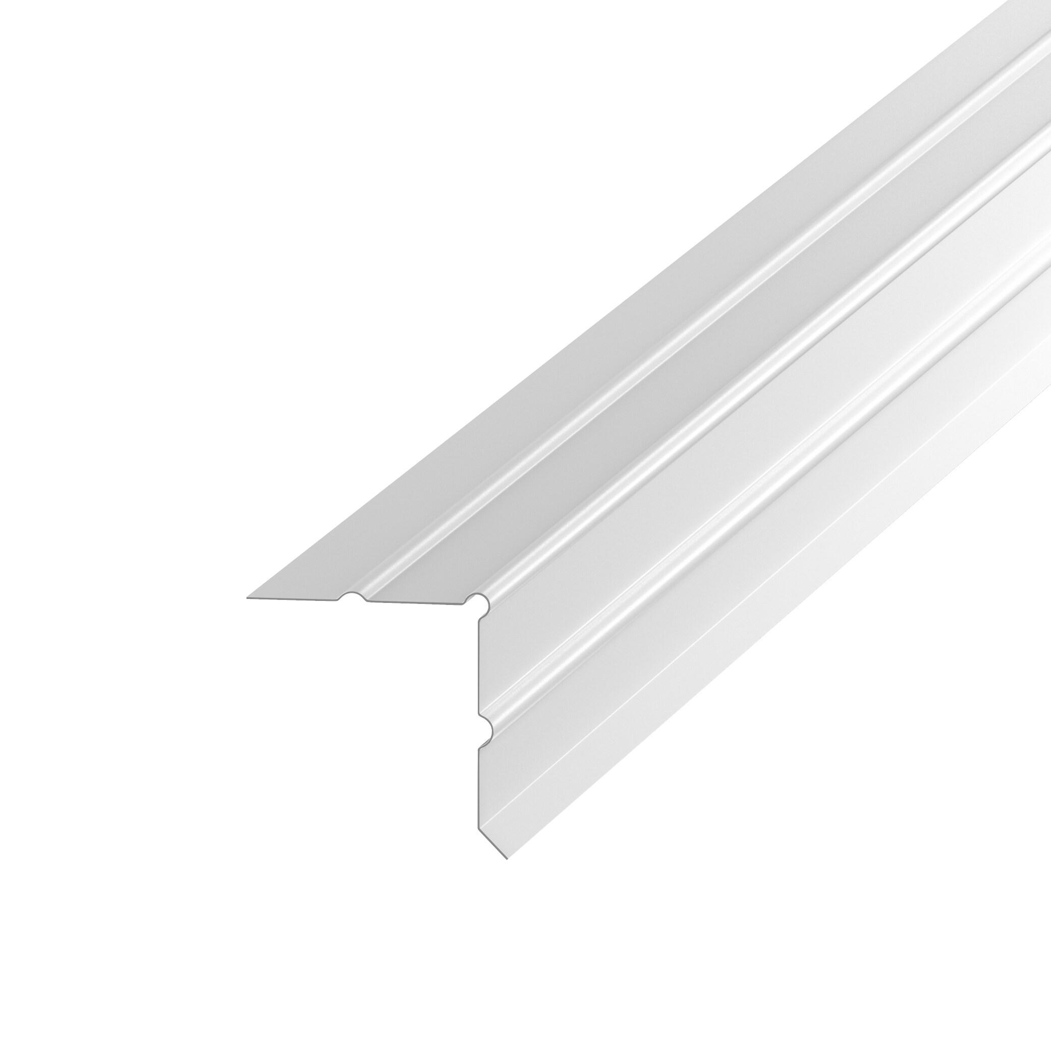 Amerimax 5770400120 C3 1.38-Inches x 10-Feet White Galvanized steel Drip Edge