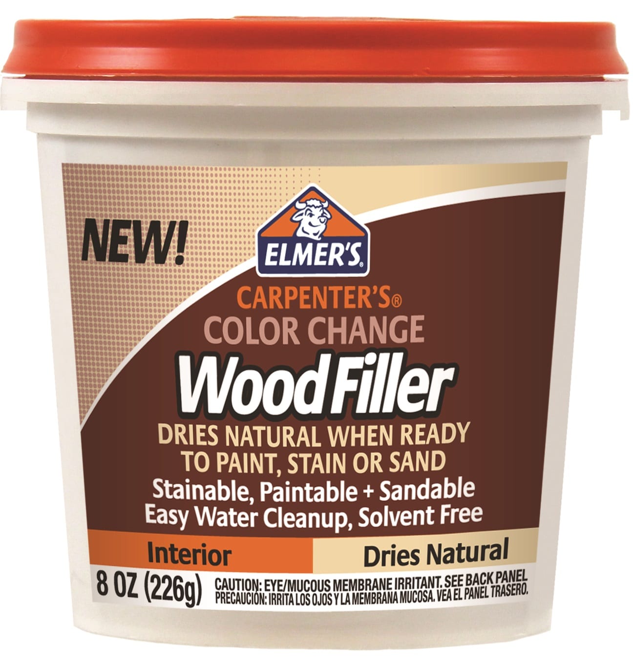 Elmer's Interior/Exterior Stainable Carpenter's Wood Filler –