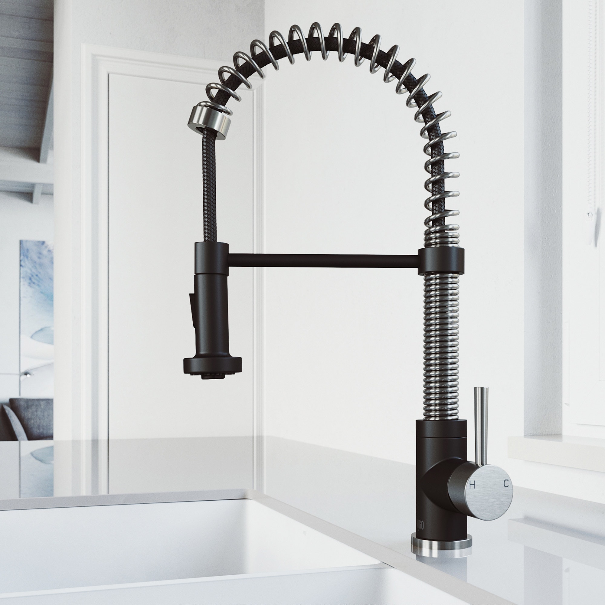VIGO VG02001STMB Kitchen-Faucets - View #2