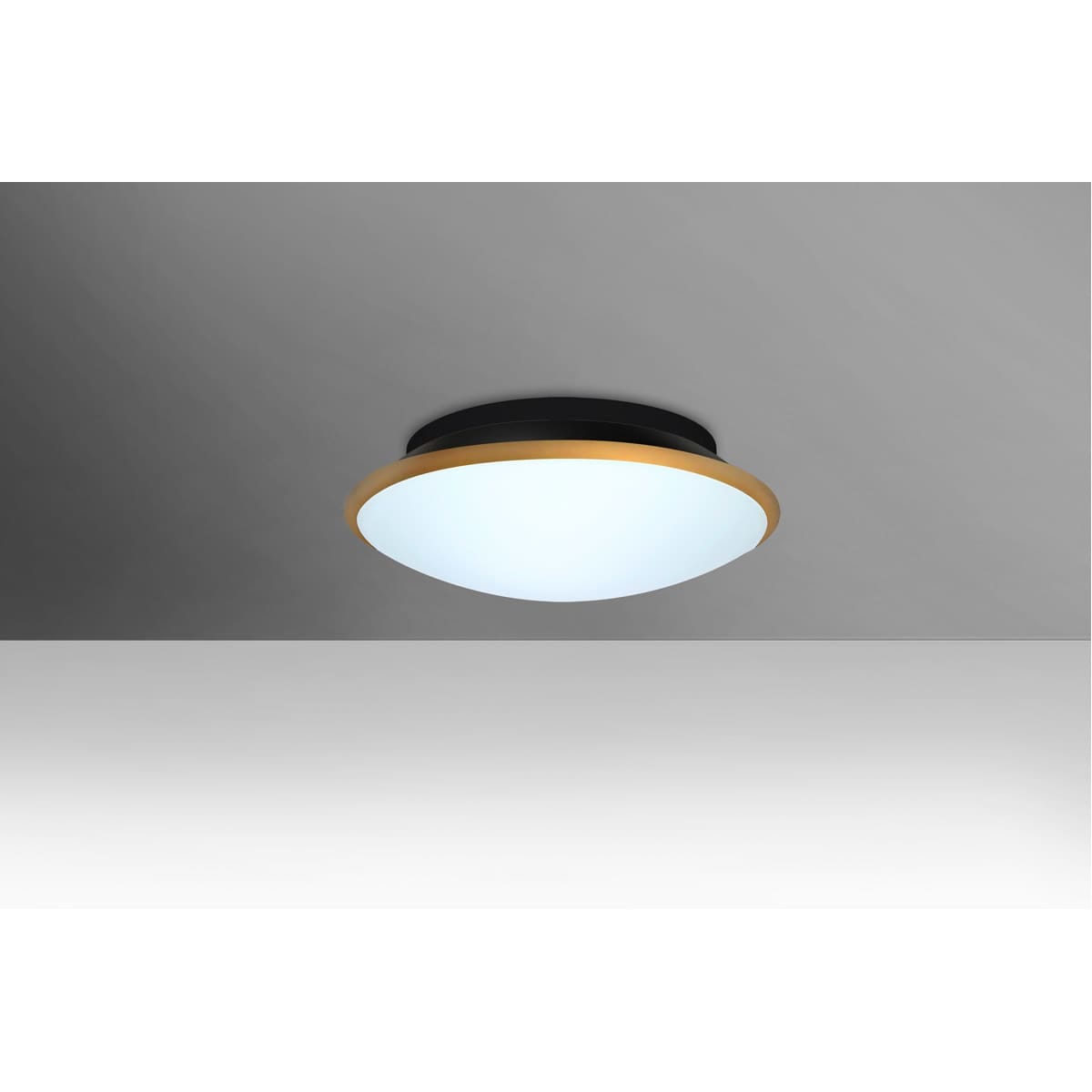 Besa Lighting  SILK10GDC-LED Silk 1 Light 10 inch Flush Mount Ceiling Light