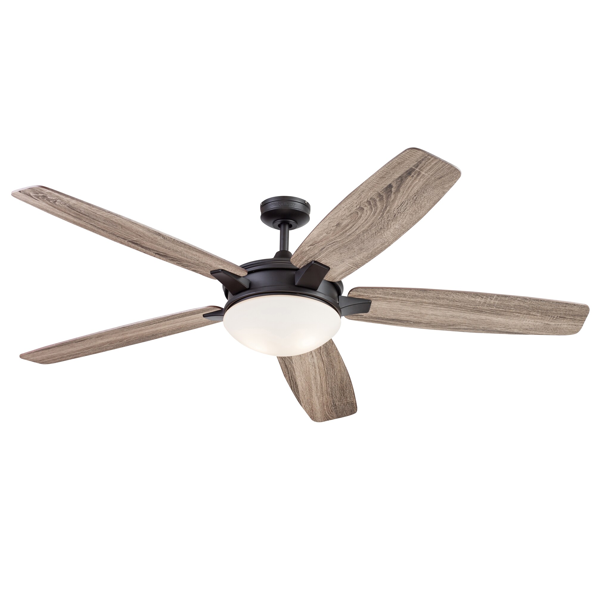 Harbor Breeze Hydra 70" Indoor Ceiling Fan with Light & Remote Control Brushed Nickel for sale online 