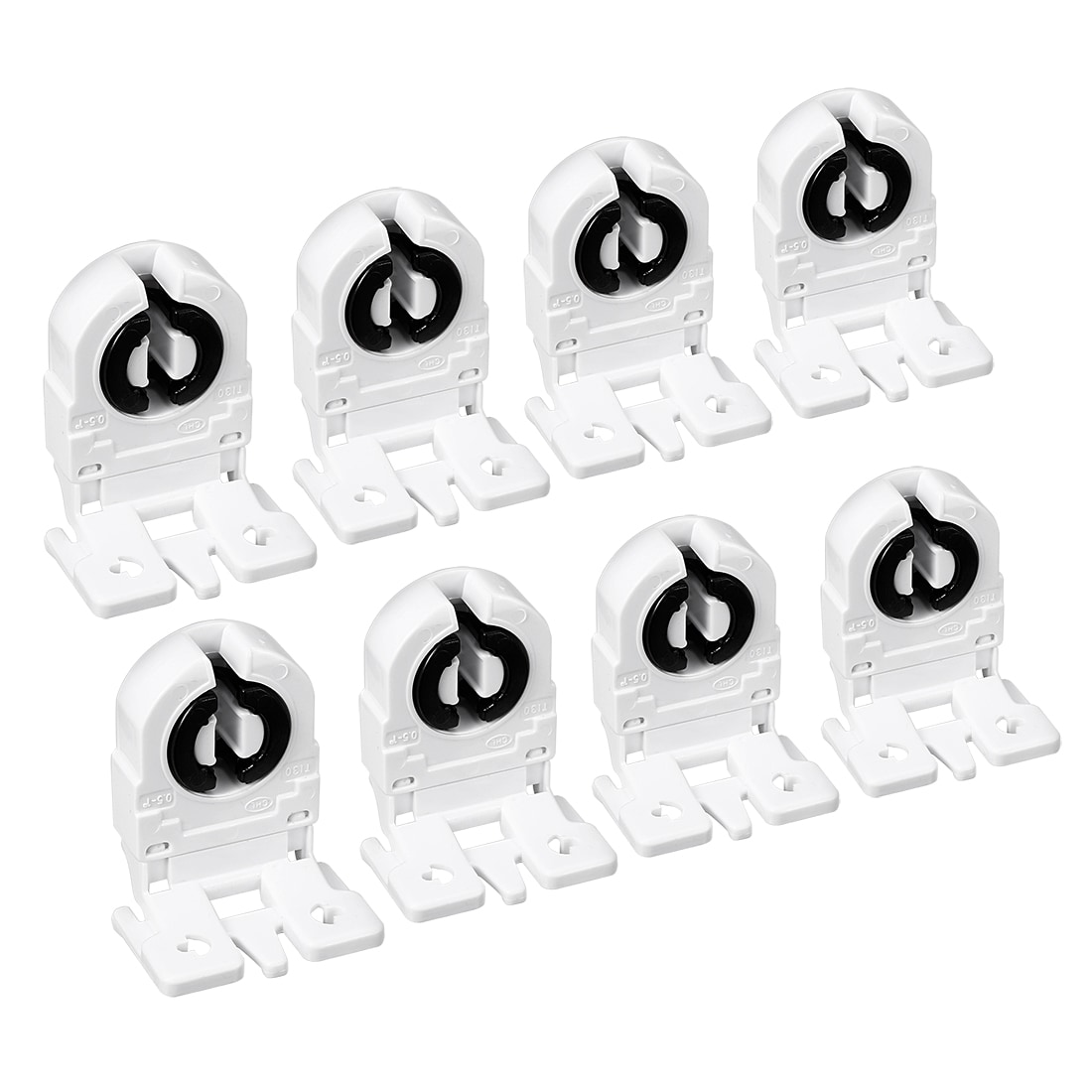 Unique Bargains 8pcs T8 Fluorescent Light Holder G13 Base Non-Shunted Single Head Lamp Socket AC 250V 2A for LED Fluorescent Tube #S26031300UX6875