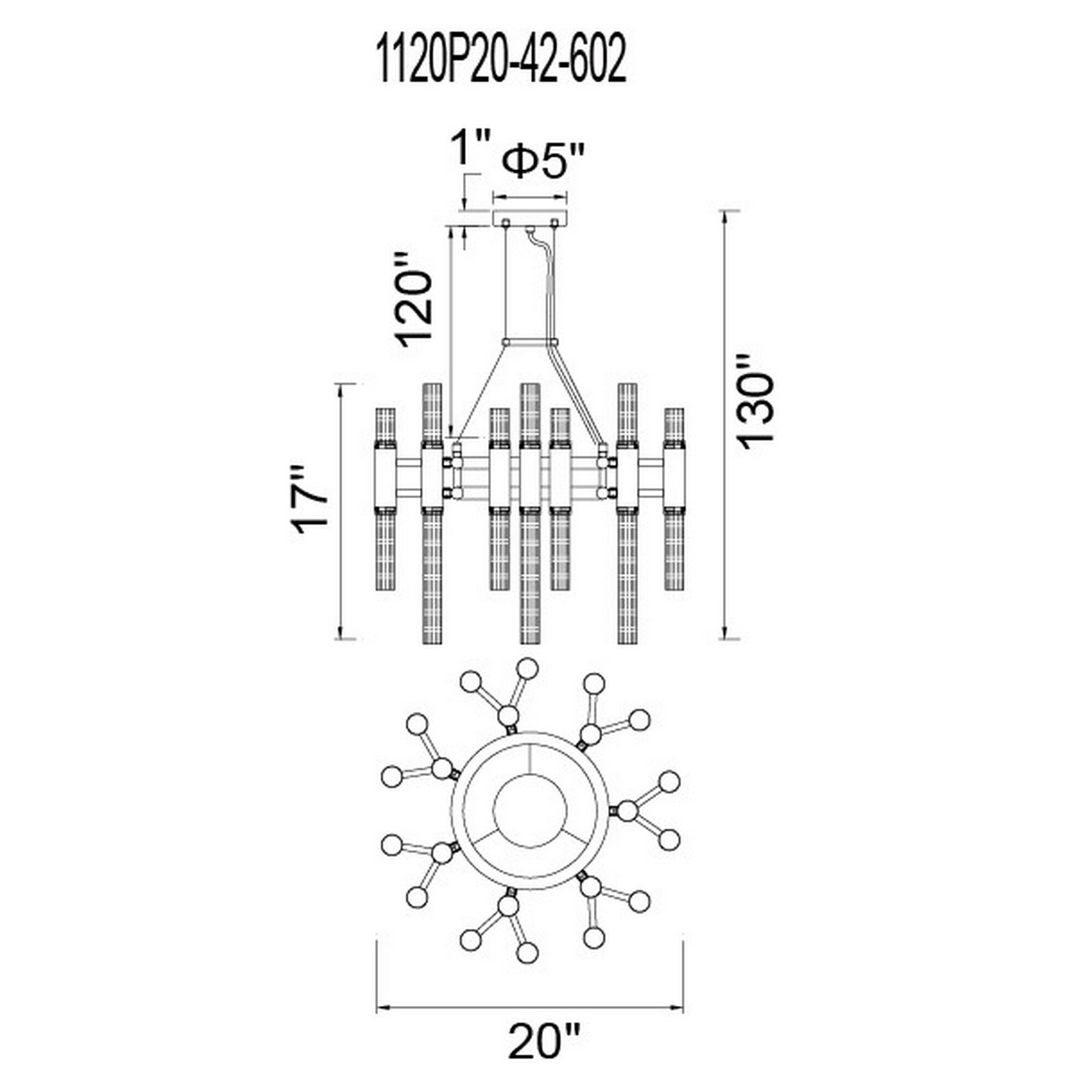 CWI Lighting 1120P20-42-602 b090015 - View #9
