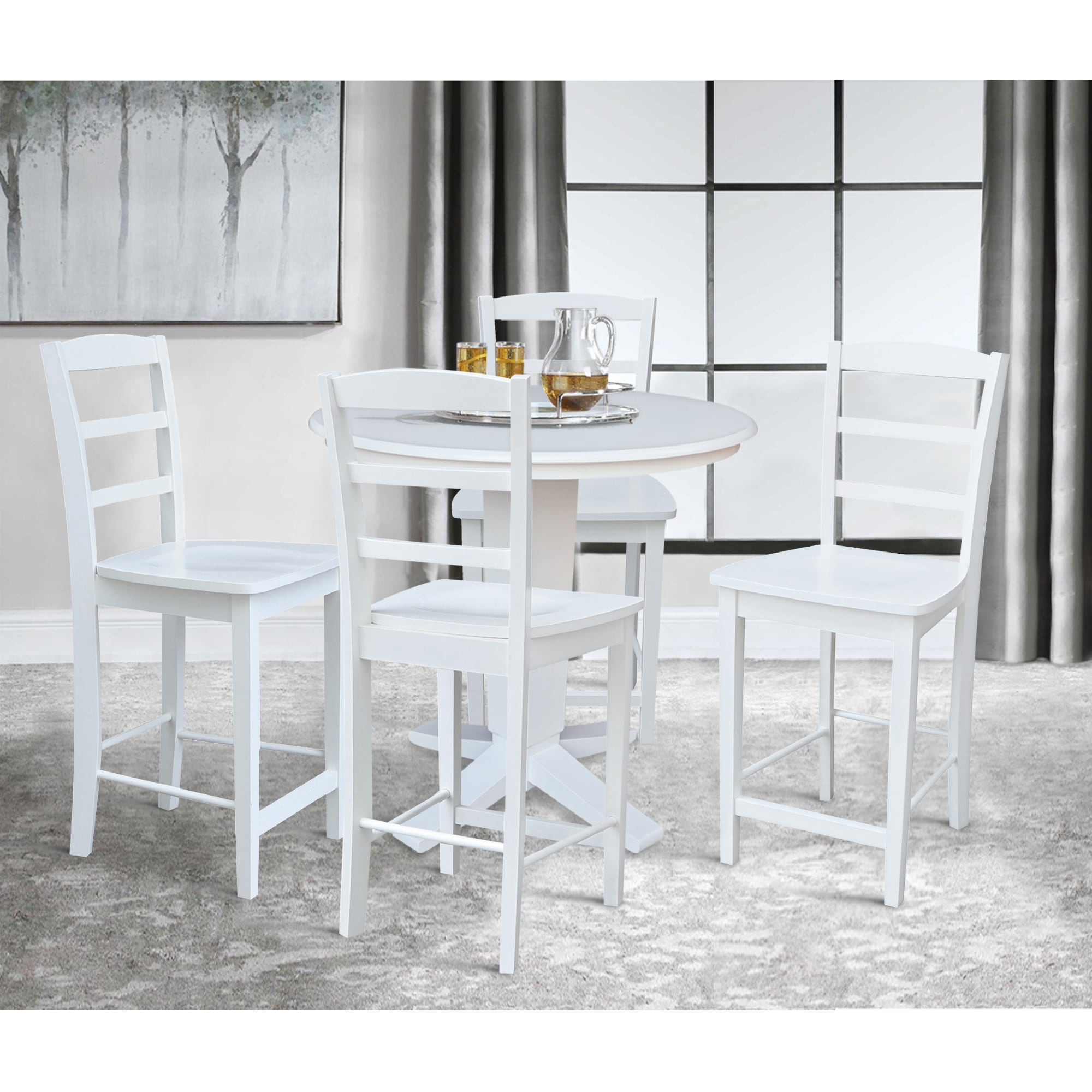 International Concepts K08-36RT-23B-S402-4 Dining-Sets - View #2