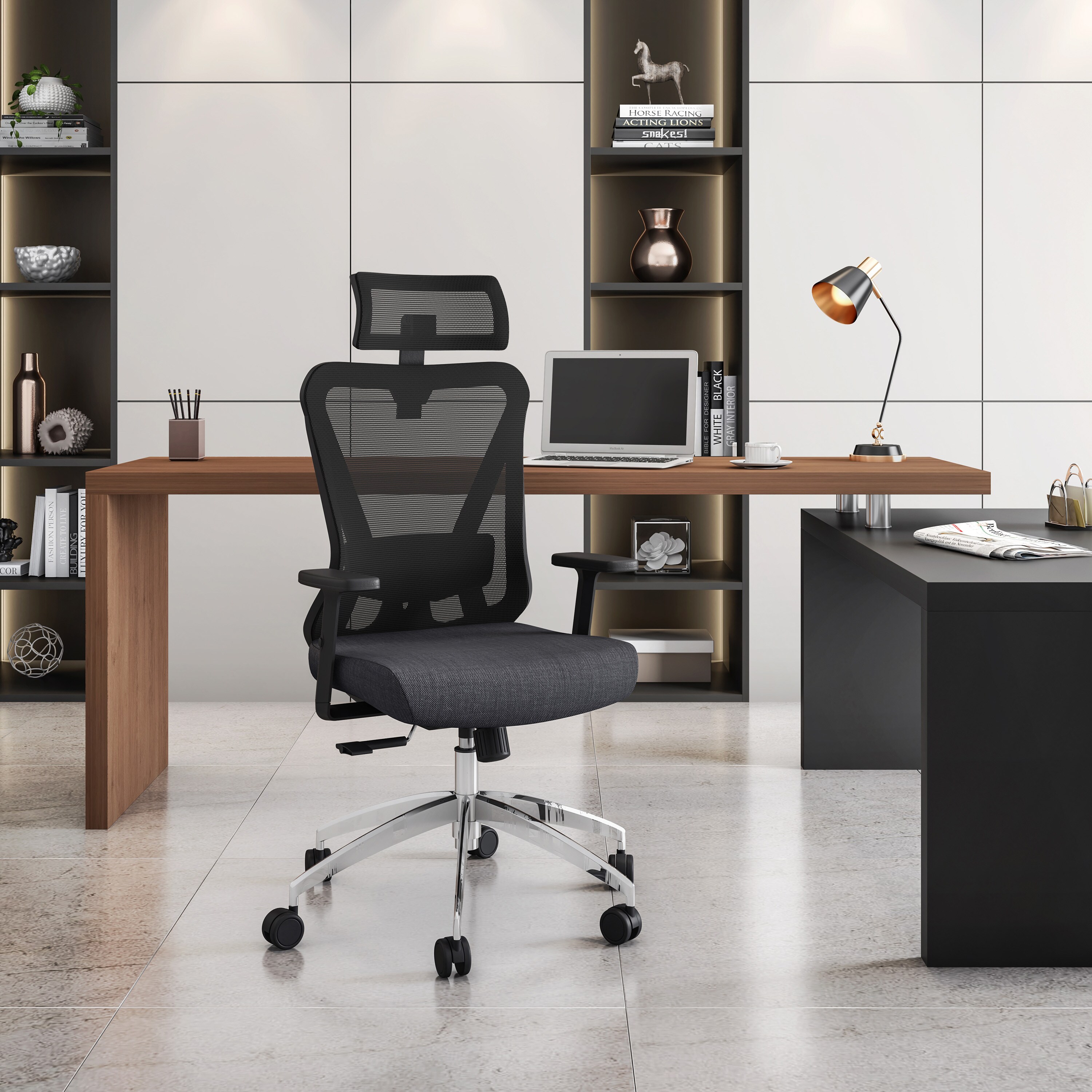 Techni Mobili RTA-3265C-BK Office-Chairs - View #2