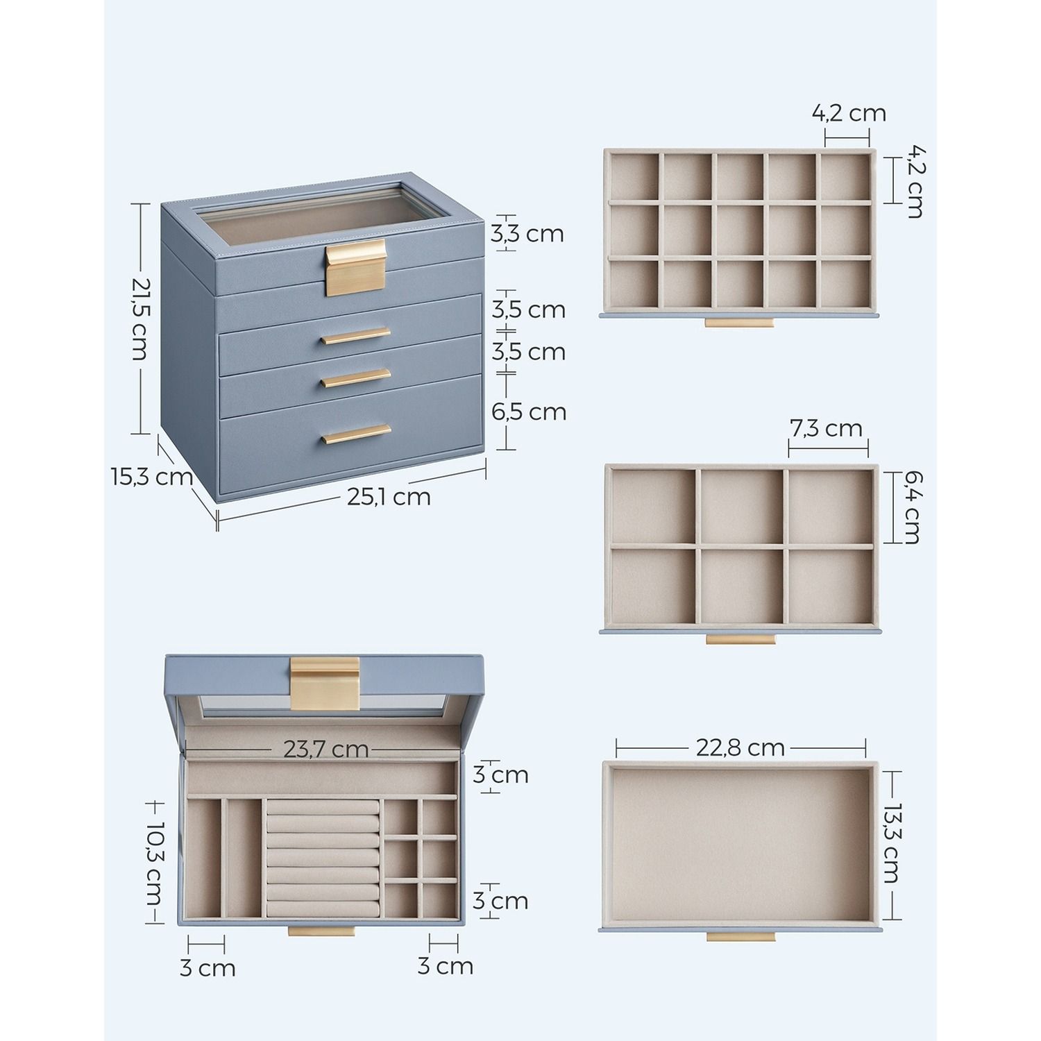 Slickblue D-SM-10Q161CBJU Jewelry-Organization - View #7