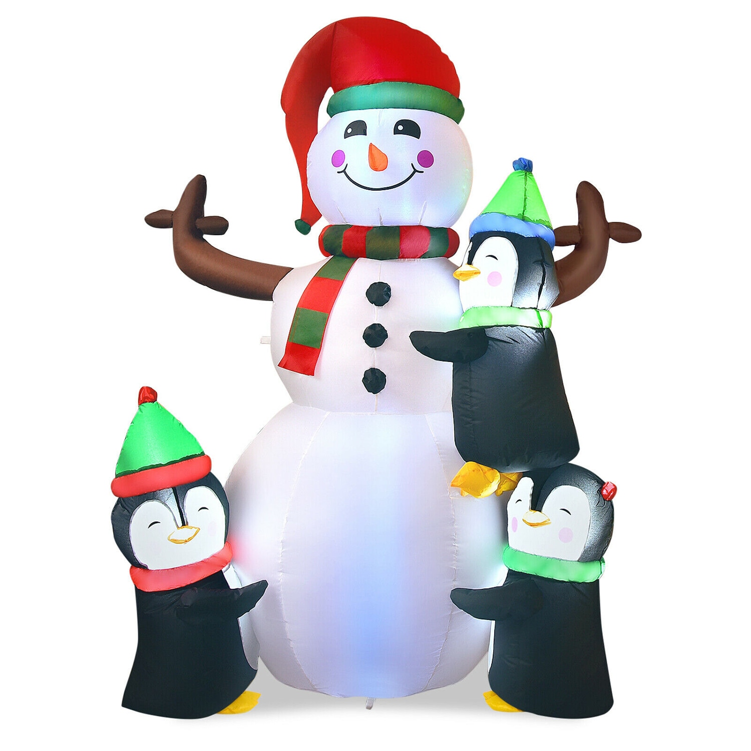 WELLFOR HYG23741US 6-Feet Lighted Christmas Inflatable