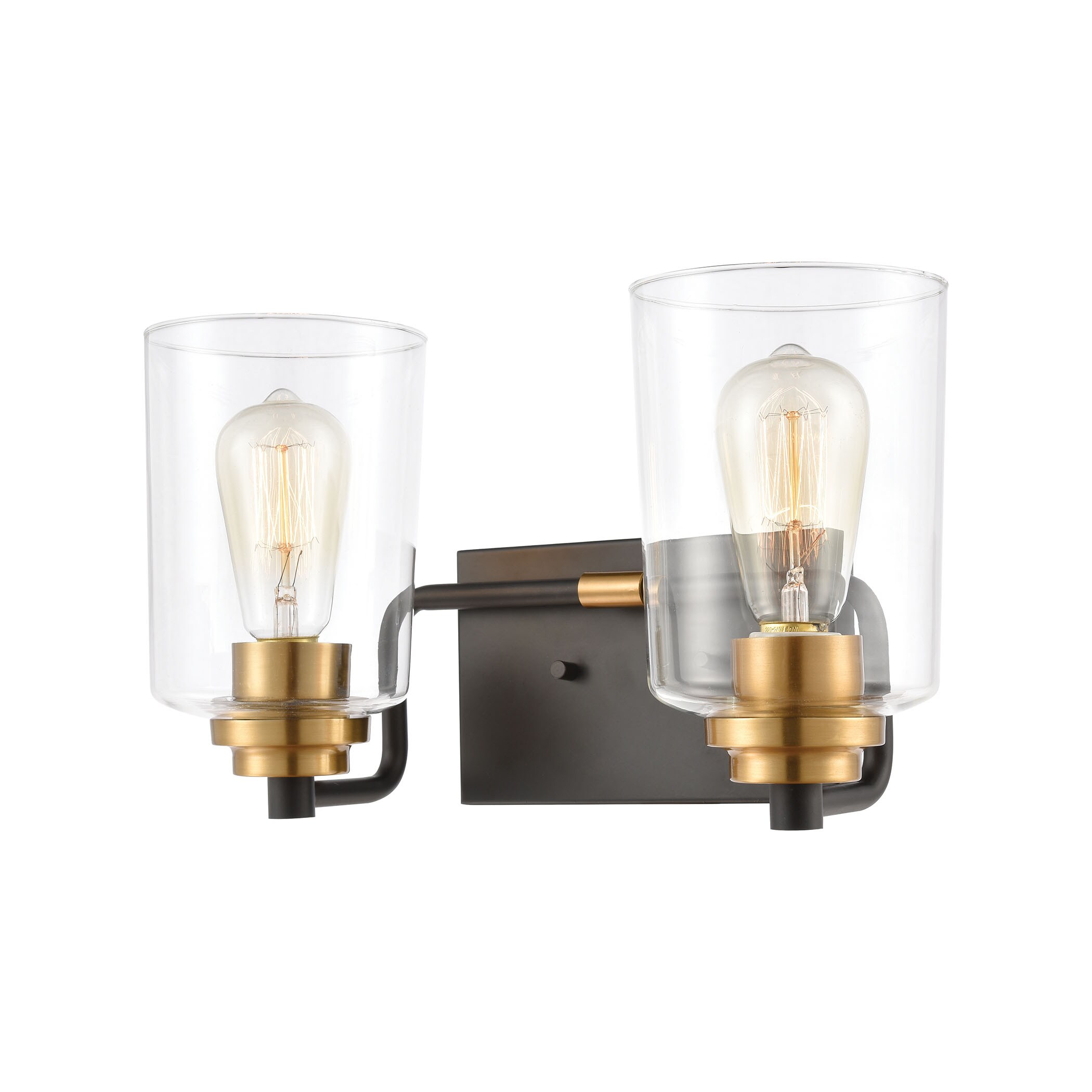 Westmore by ELK Lighting LWVL-220308252 Harper 14-in 2 -Light Matte Black Transitional Vanity light