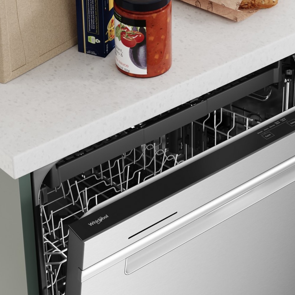 Whirlpool Top Control 24-in Built-In Dishwasher With Third Rack 
