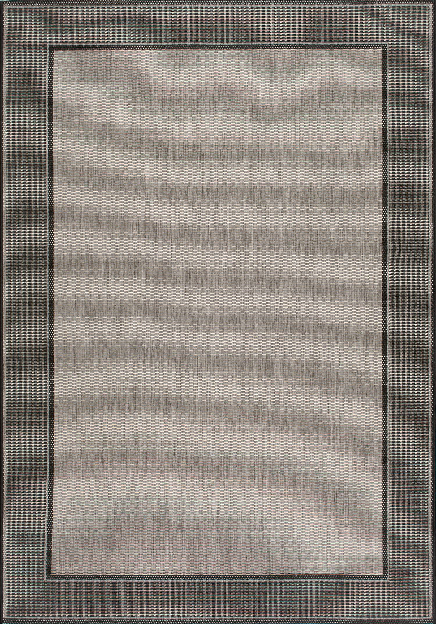 nuLOOM OWDN05A-71001010 7 ft. 10 in. x 10 ft. 10 in. Outdoor Gris Grey Machine Made Area Rug, Size: 0.25, Gray