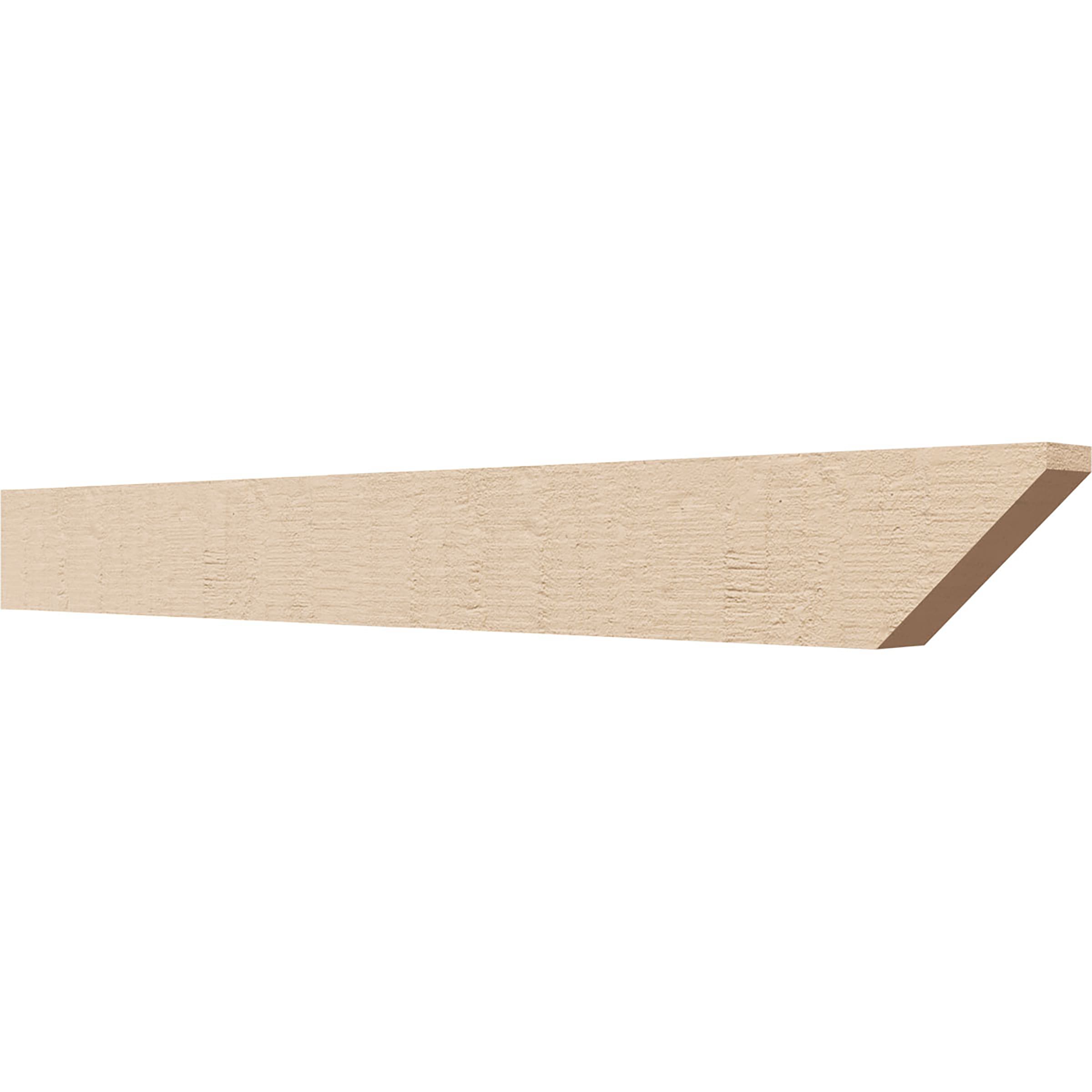Ekena Millwork RFTU02X04X36CONRCPR Concord Woodgrain 2-in x 4-in x 36-in Brown Urethane Standard bracket