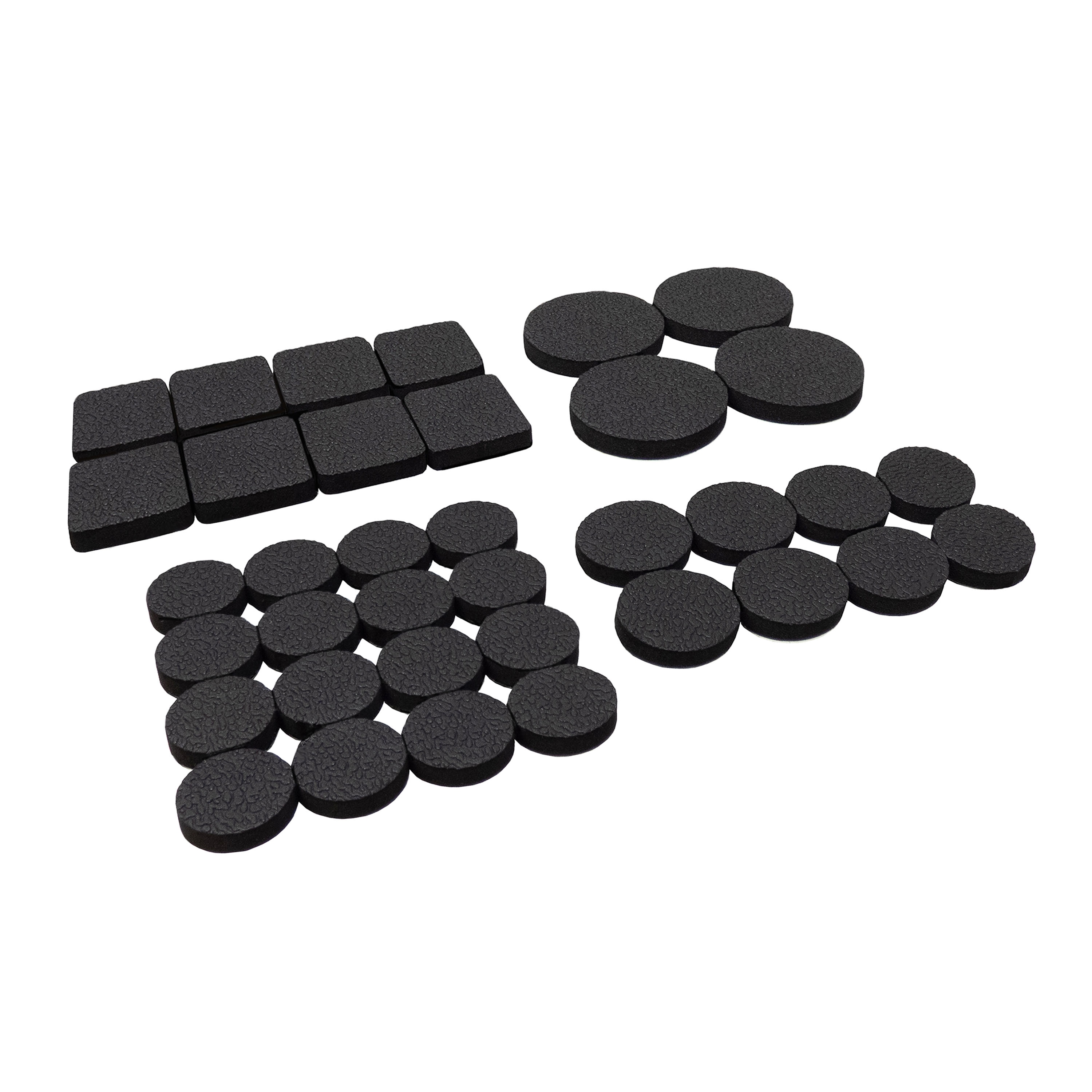 RELIABILT 4739624RB Anti-Skid 36 -Pack 1 in. Black Rubber Gripper pads